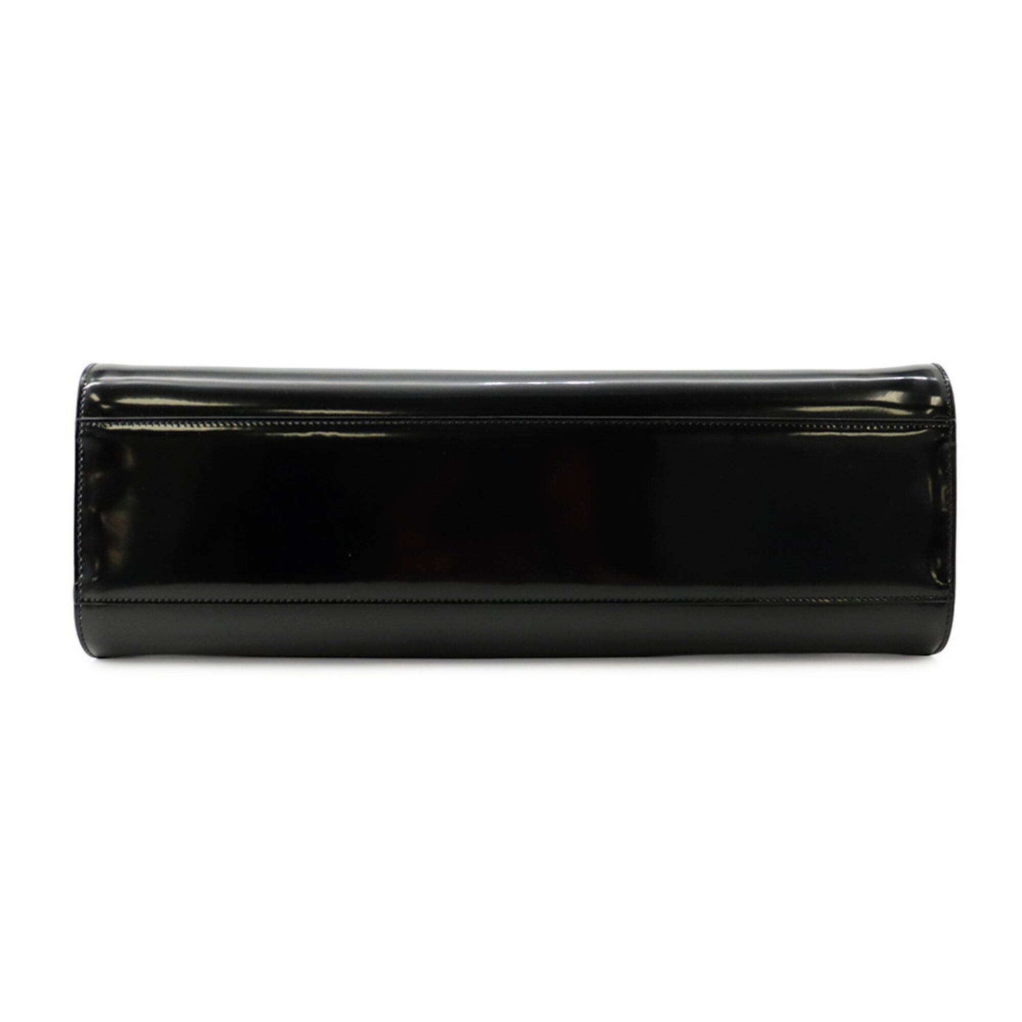 Yves Saint Laurent Black Patent Leather Handbag Pouch (Pre-Owned)
