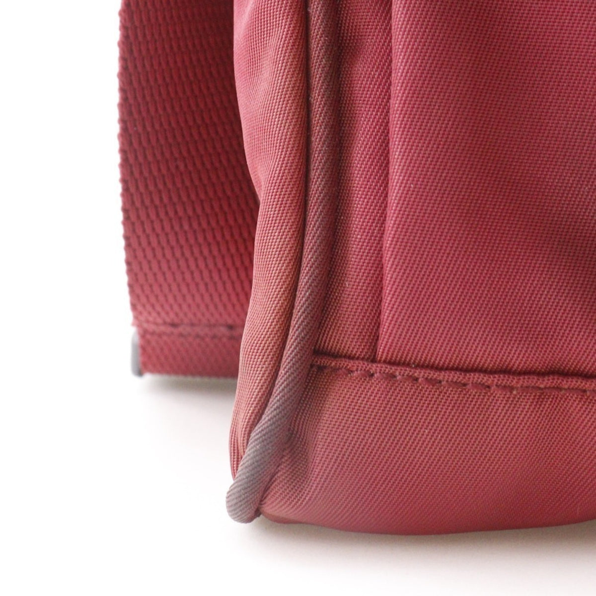 Prada Red Color Nylon Fanny Pack Shoulder Bag (Pre-Owned)