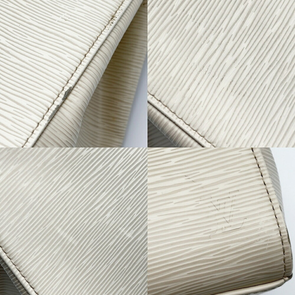 Louis Vuitton Lv Off White Epi Leather Shoulder Bag (Pre-Owned)