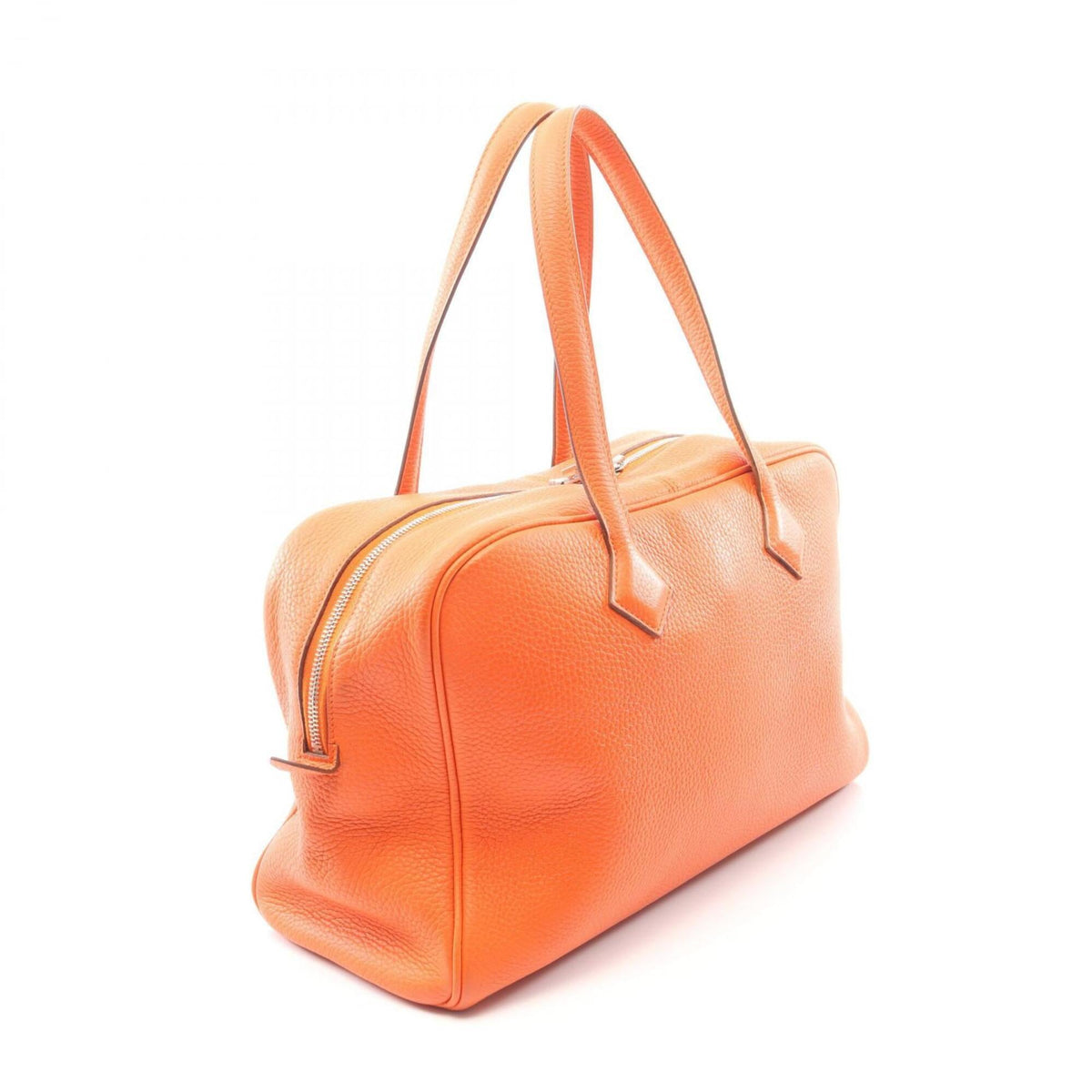 Hermes Orange Leather Handbag (Pre-Owned)