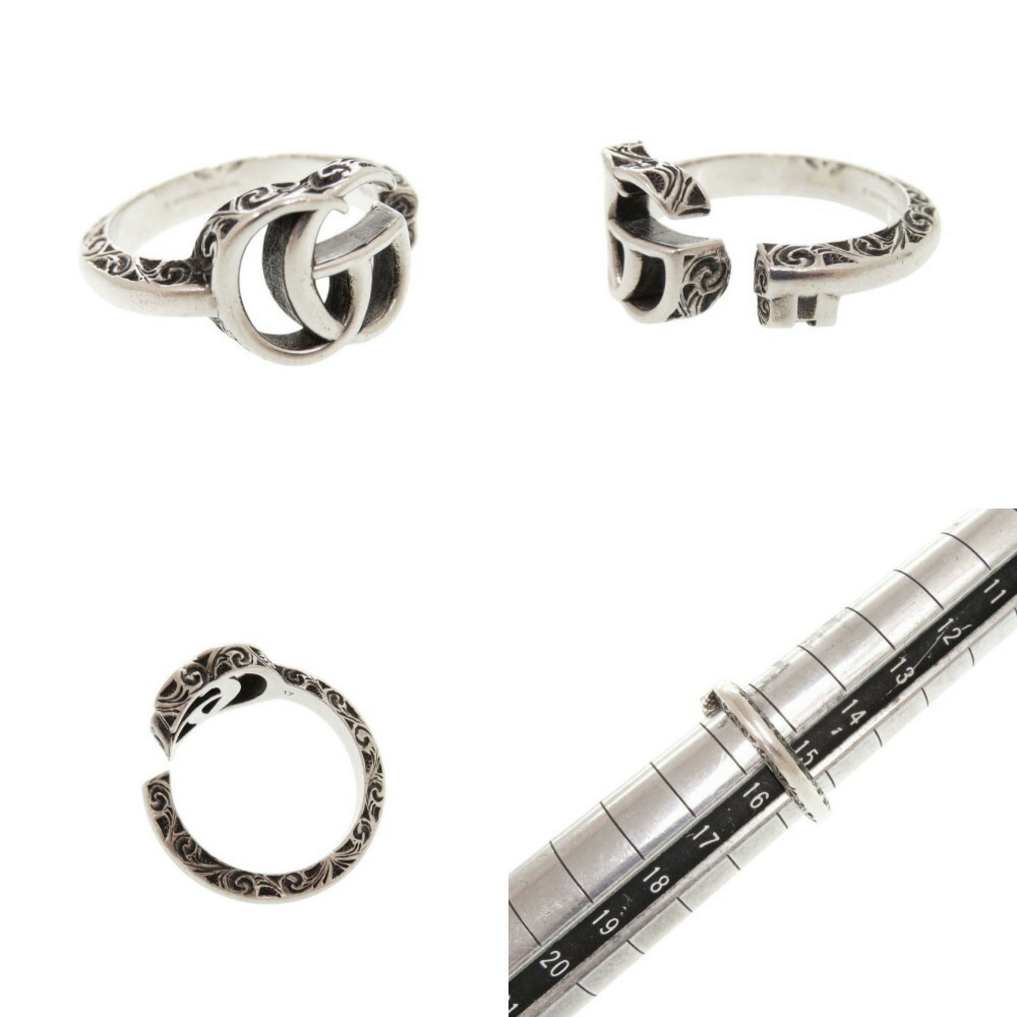 Gucci Silver Silver 925 Band Ring (Pre-Owned)