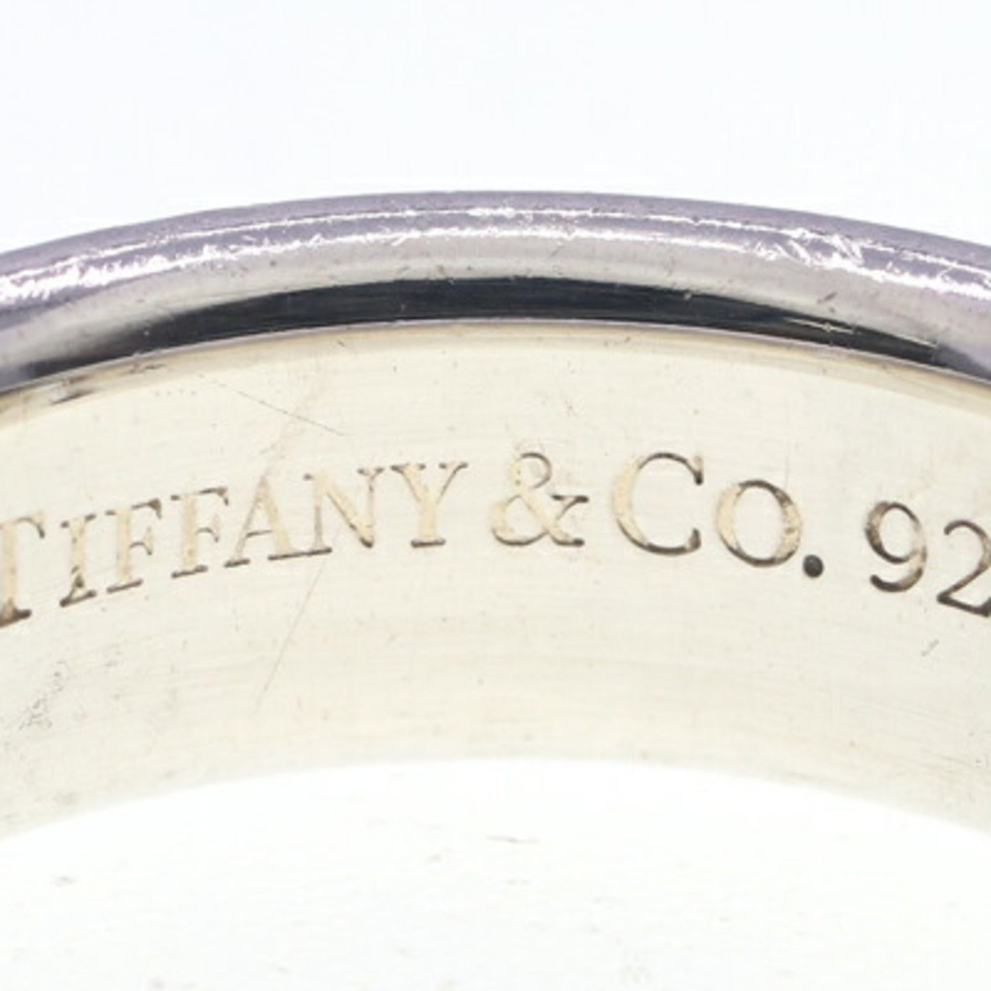 Tiffany Sterling Silver 925 Band Ring (Pre-Owned)
