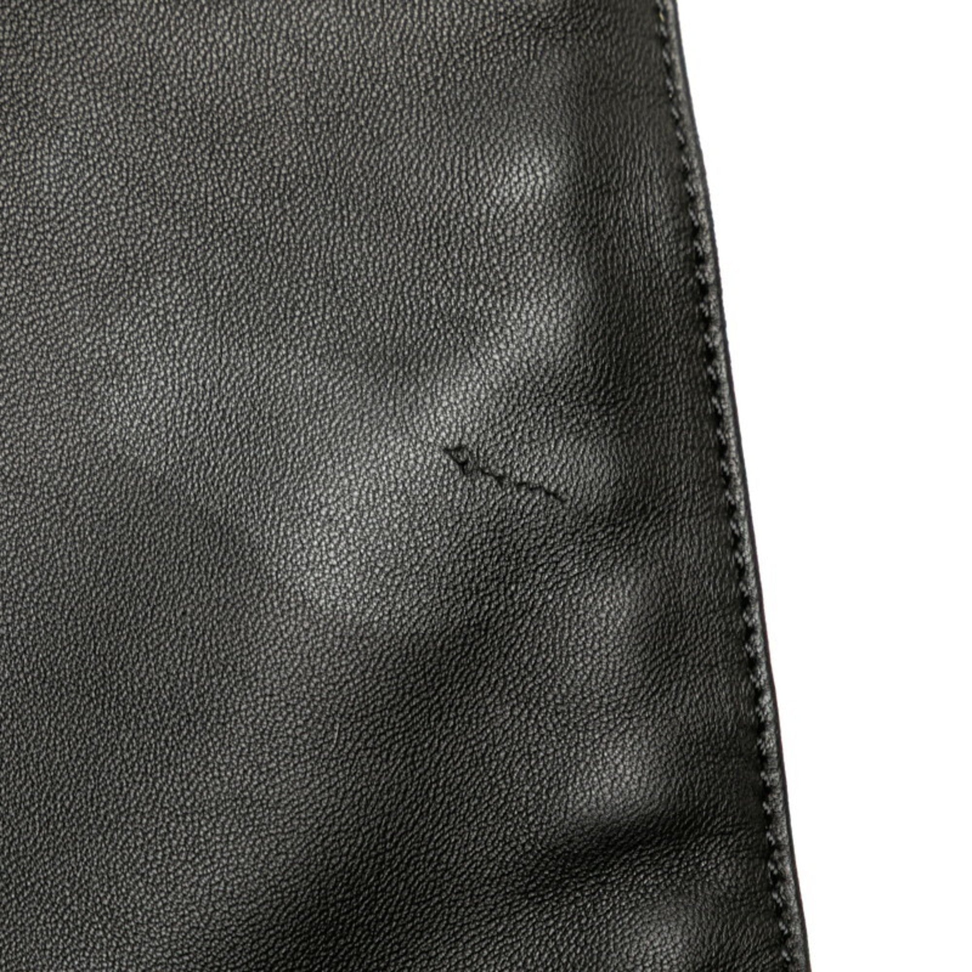 Loewe Black Leather Handbag Tote Bag (Pre-Owned)