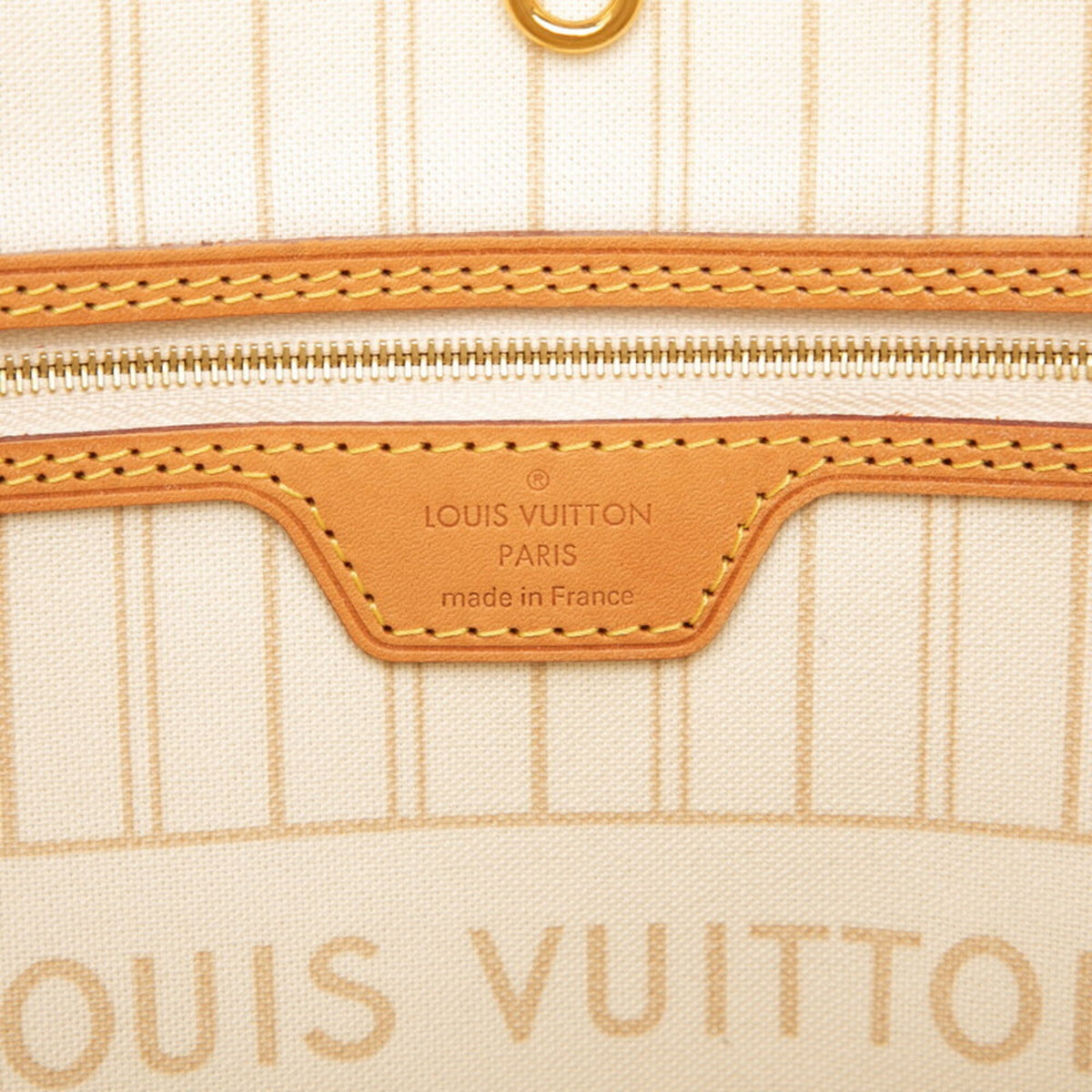 Louis Vuitton White Pvc Leather Pouch Shoulder Bag Tote Bag (Pre-Owned)