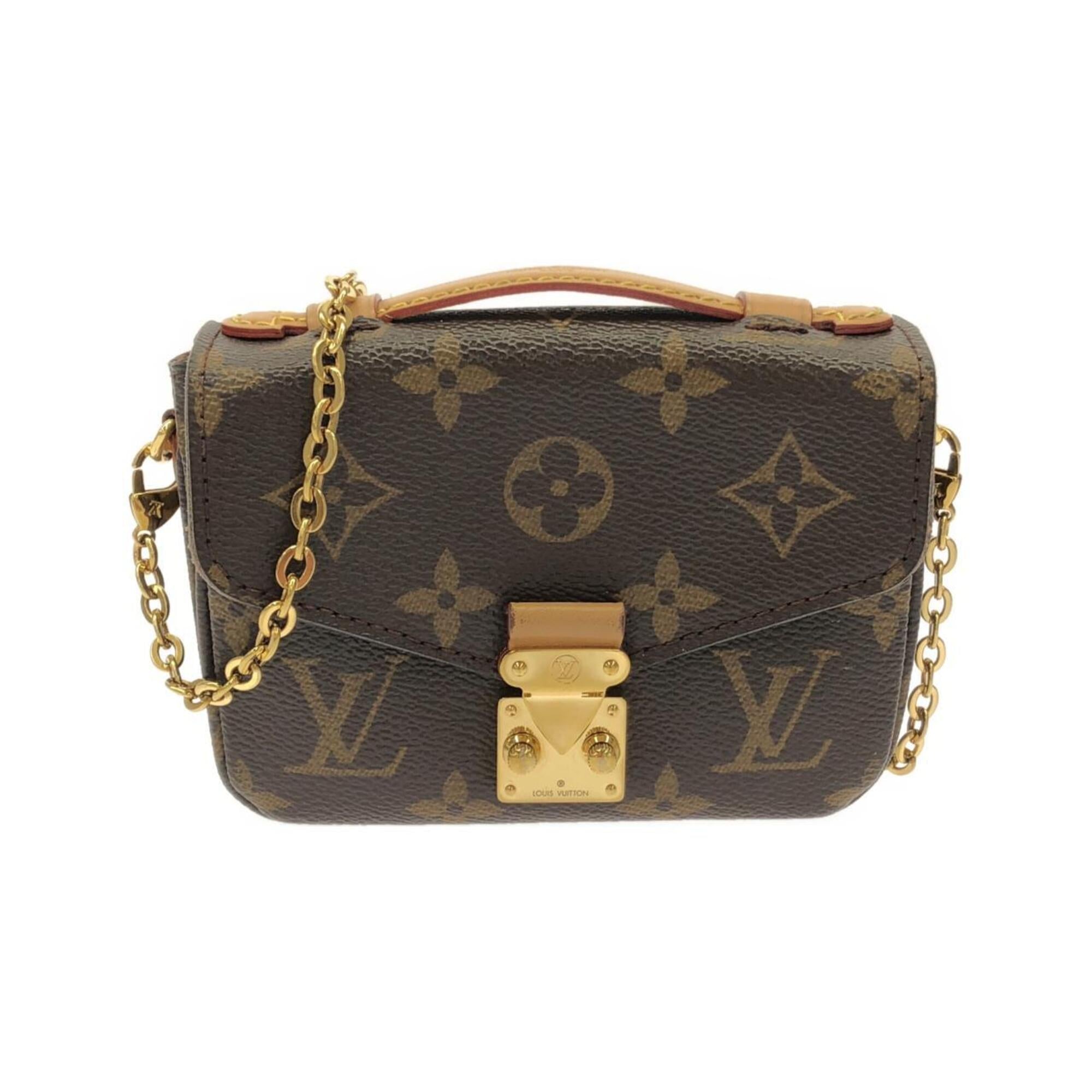 Louis Vuitton Monogram Marron Coated Canvas Shoulder Bag (Pre-Owned)