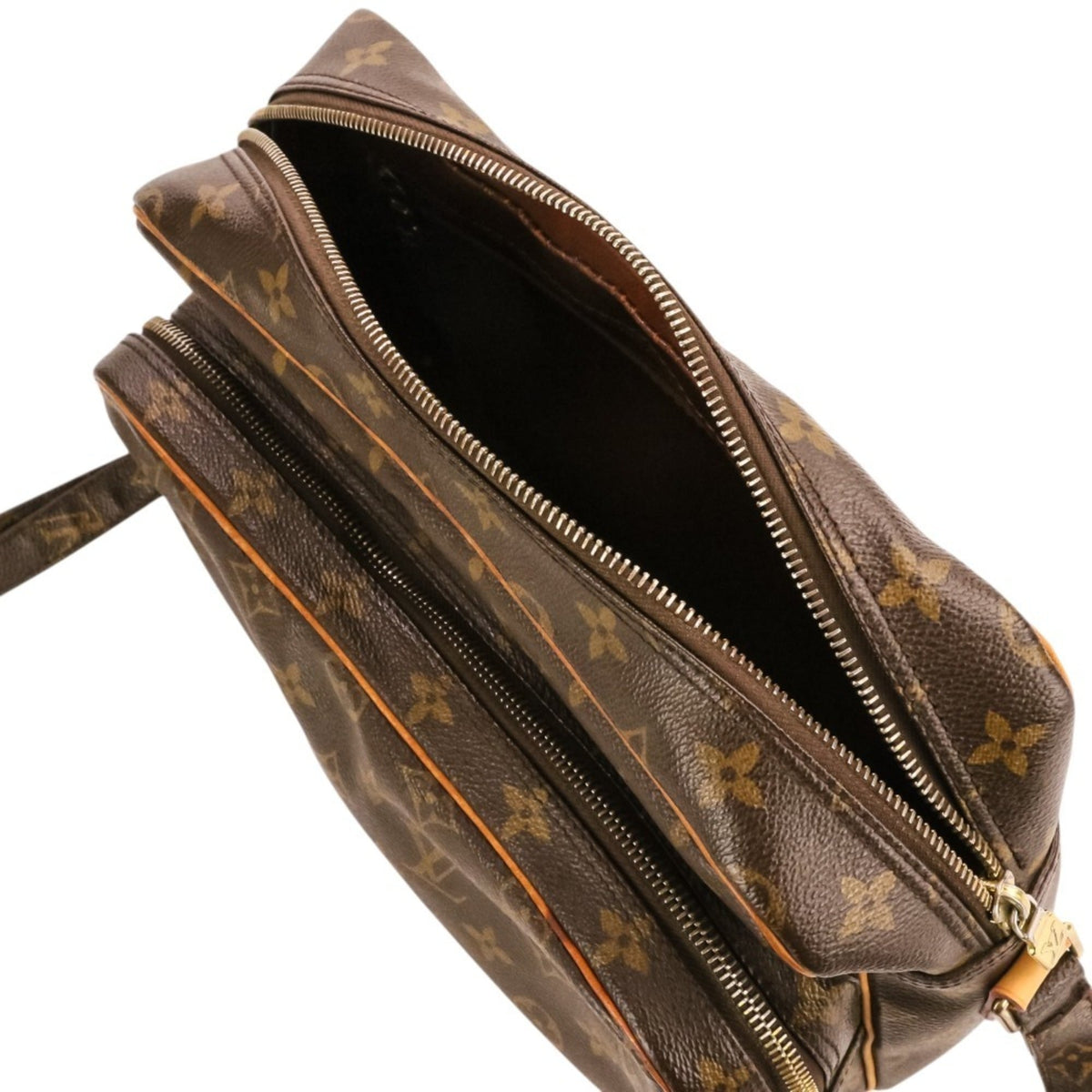 Louis Vuitton Brown Monogram Canvas Shoulder Bag (Pre-Owned)