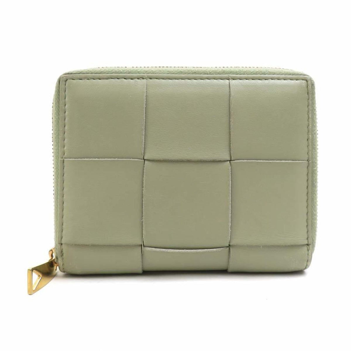 Bottega Veneta Green Leather Wallet (Bi-Fold) (Pre-Owned)