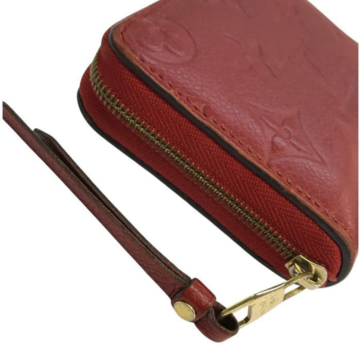Louis Vuitton Monogram Empreinte Red Color Leather Coin Purse/Coin Case (Pre-Owned)