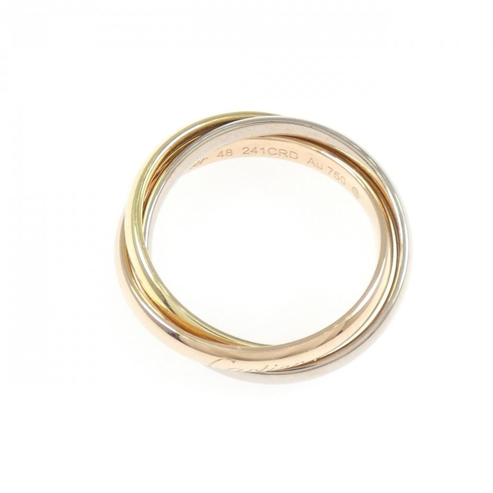Cartier Yellow Gold (18K) Pink Gold (18K) White Gold (18K) Band Ring (Pre-Owned)