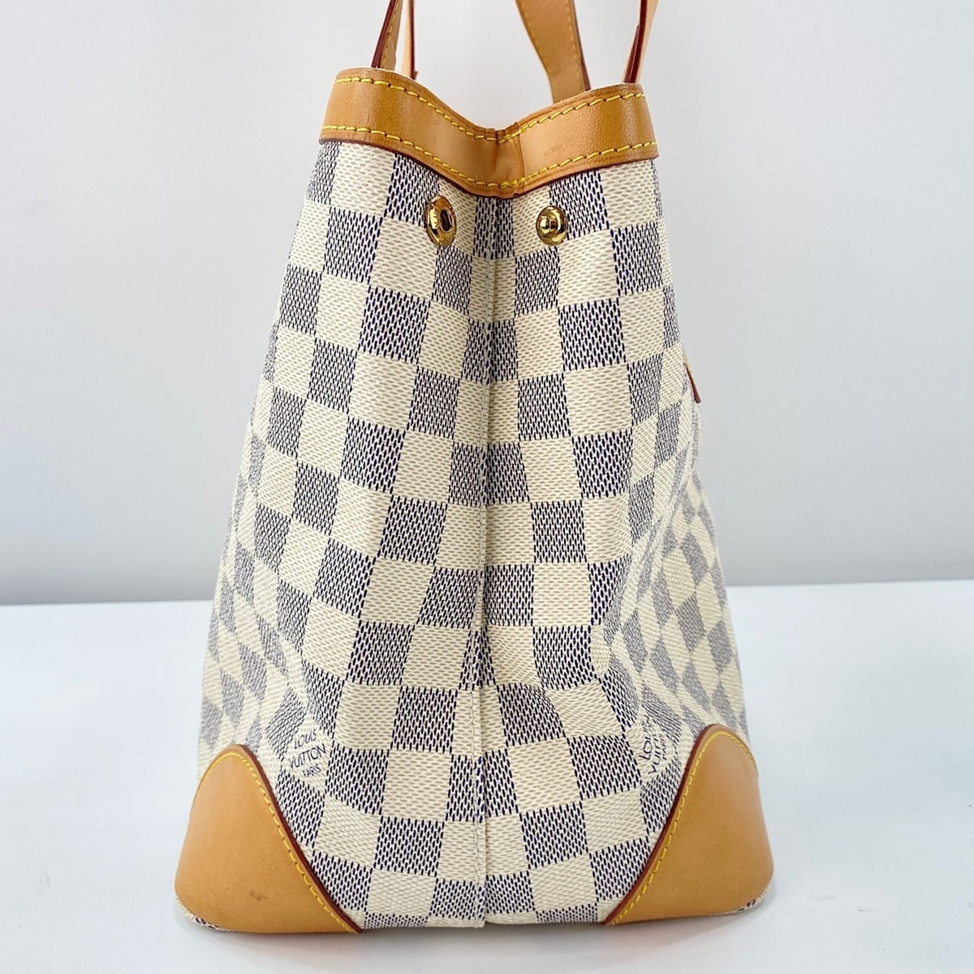 Louis Vuitton Damier Azur White Tote Bag (Pre-Owned)