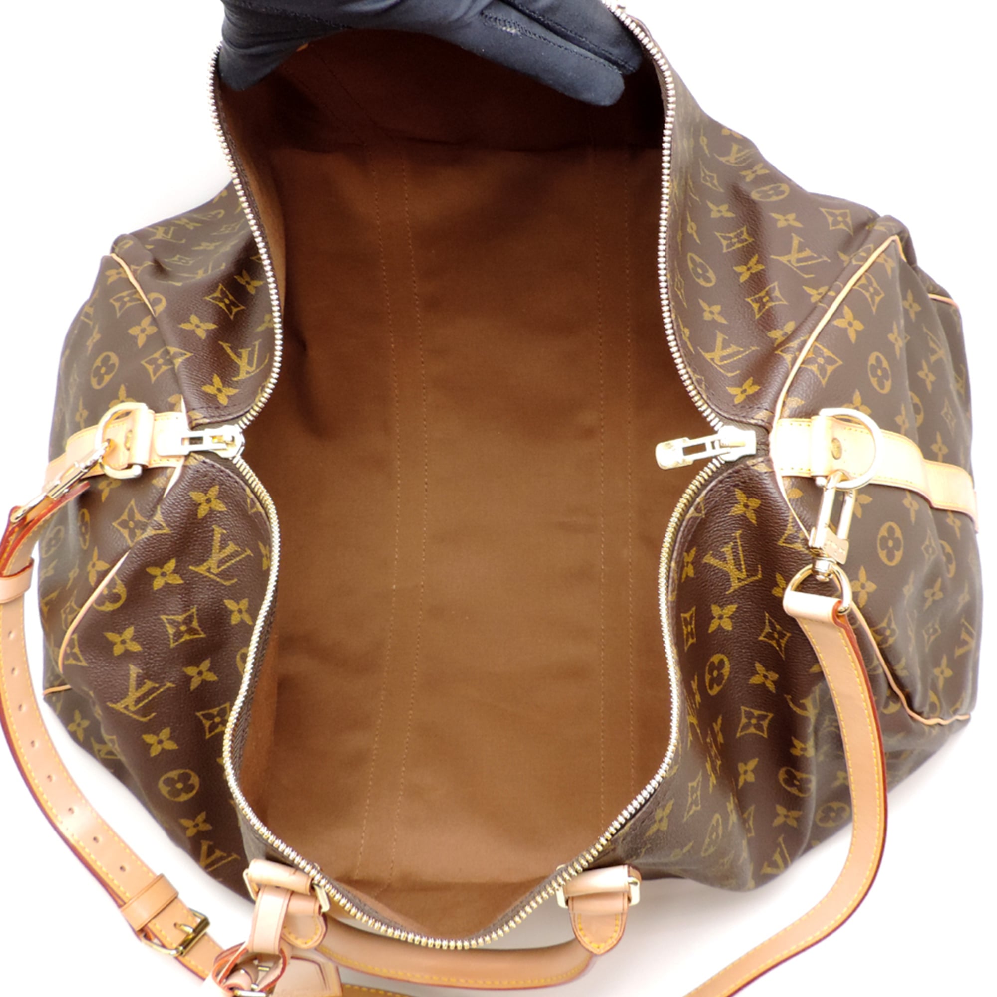 Louis Vuitton Brown Monogram Boston Bag (Pre-Owned)