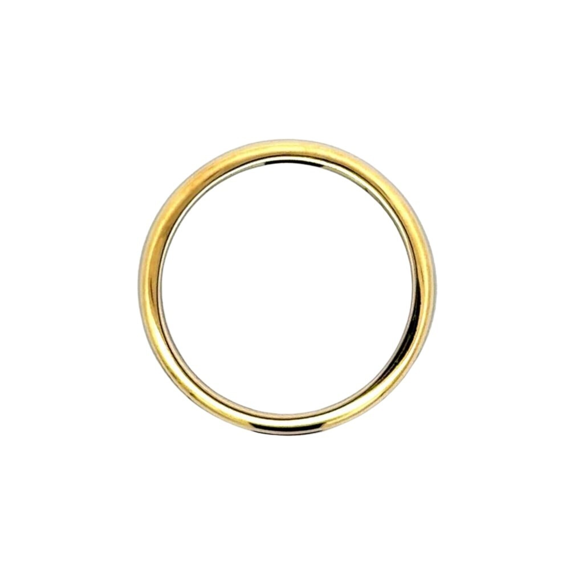 Cartier Louis Cartier Yellow Gold (18K) Pink Gold (18K) White Gold (18K) Band Ring (Pre-Owned)