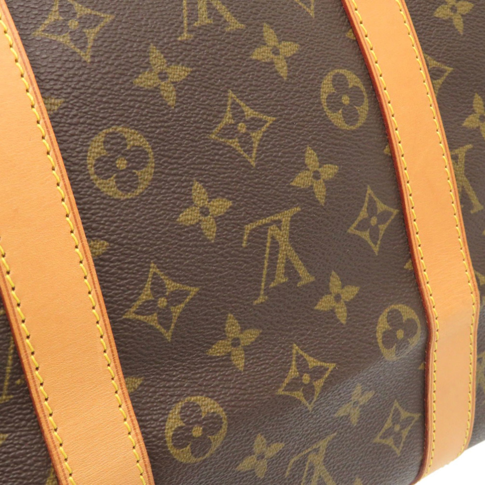 Louis Vuitton Brown Monogram Canvas Boston Bag (Pre-Owned)