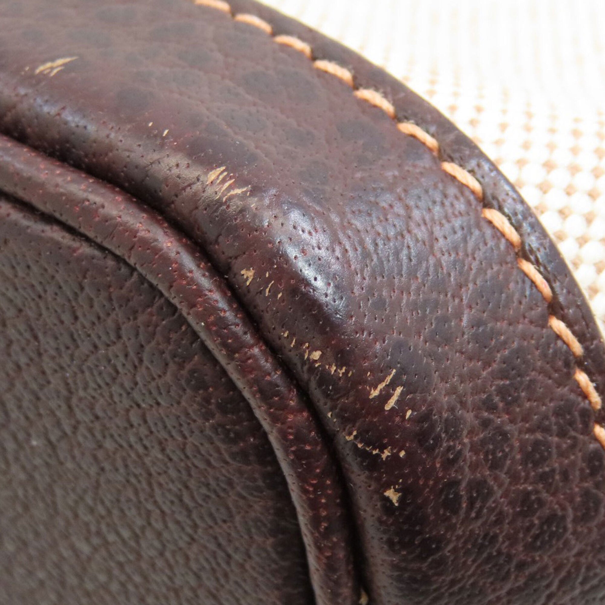 Hermes Marron Toile H Handbag (Pre-Owned)