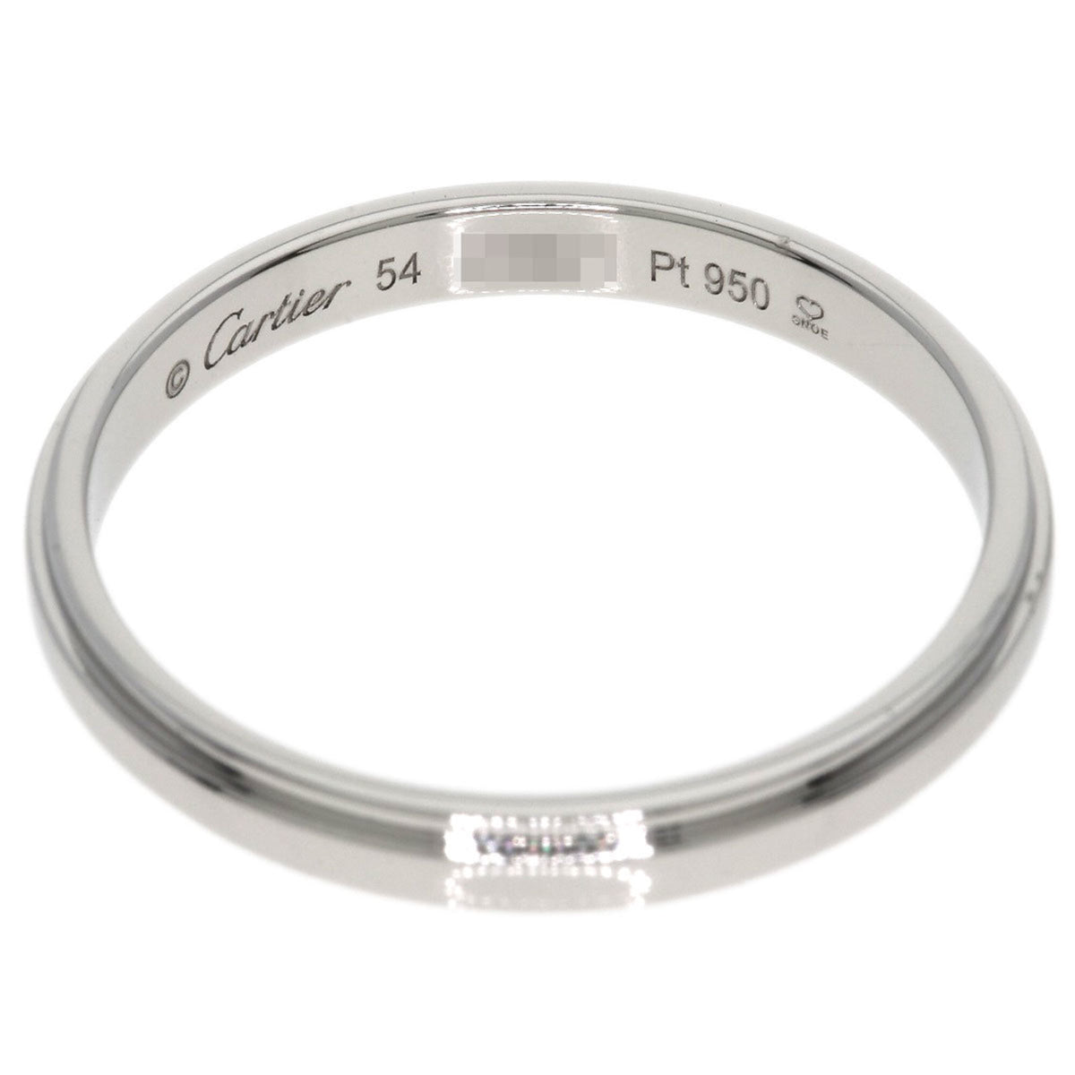 Cartier Platinum 950 Band Ring (Pre-Owned)