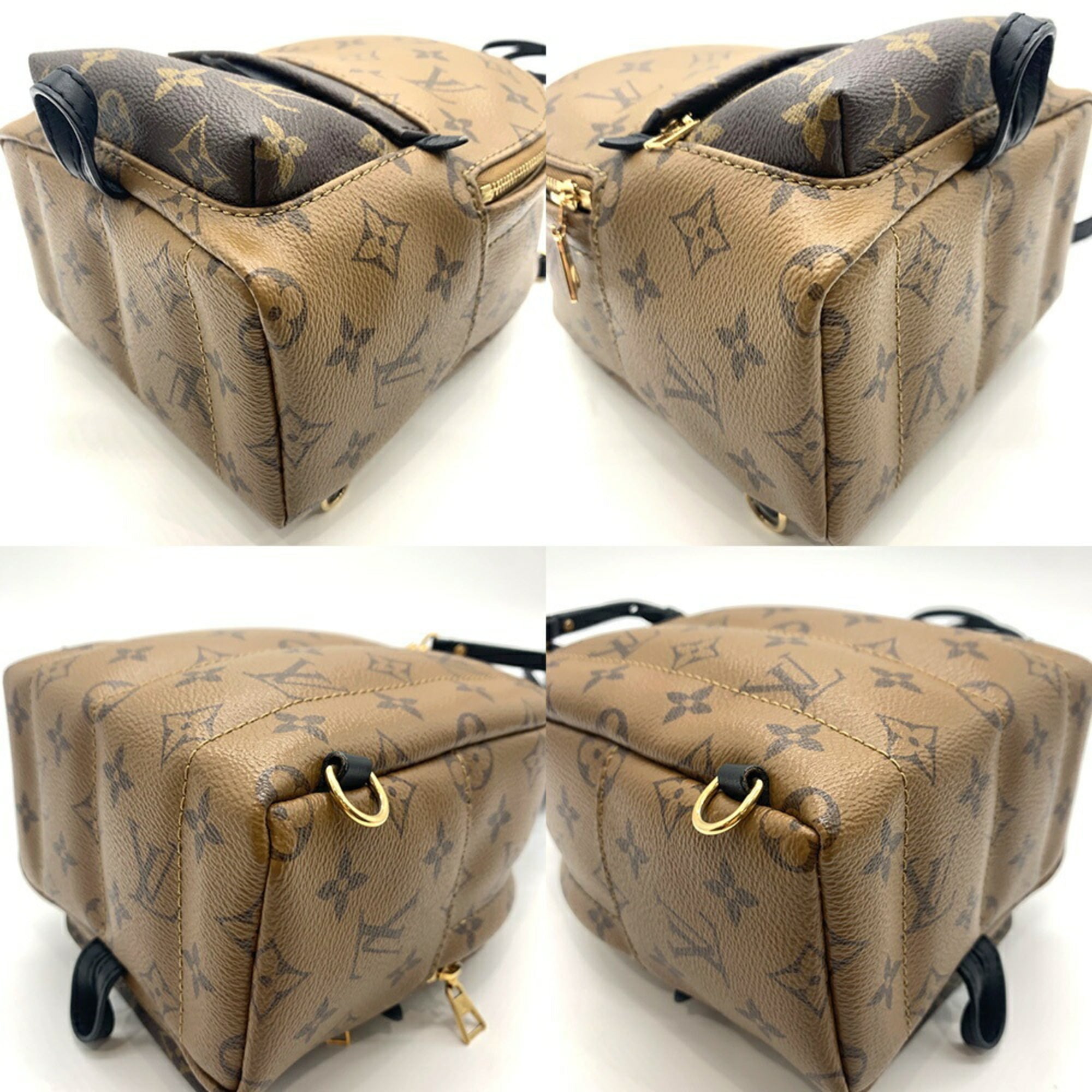 Louis Vuitton Brown Monogram Reverse Monogram Reverse Backpack (Pre-Owned)