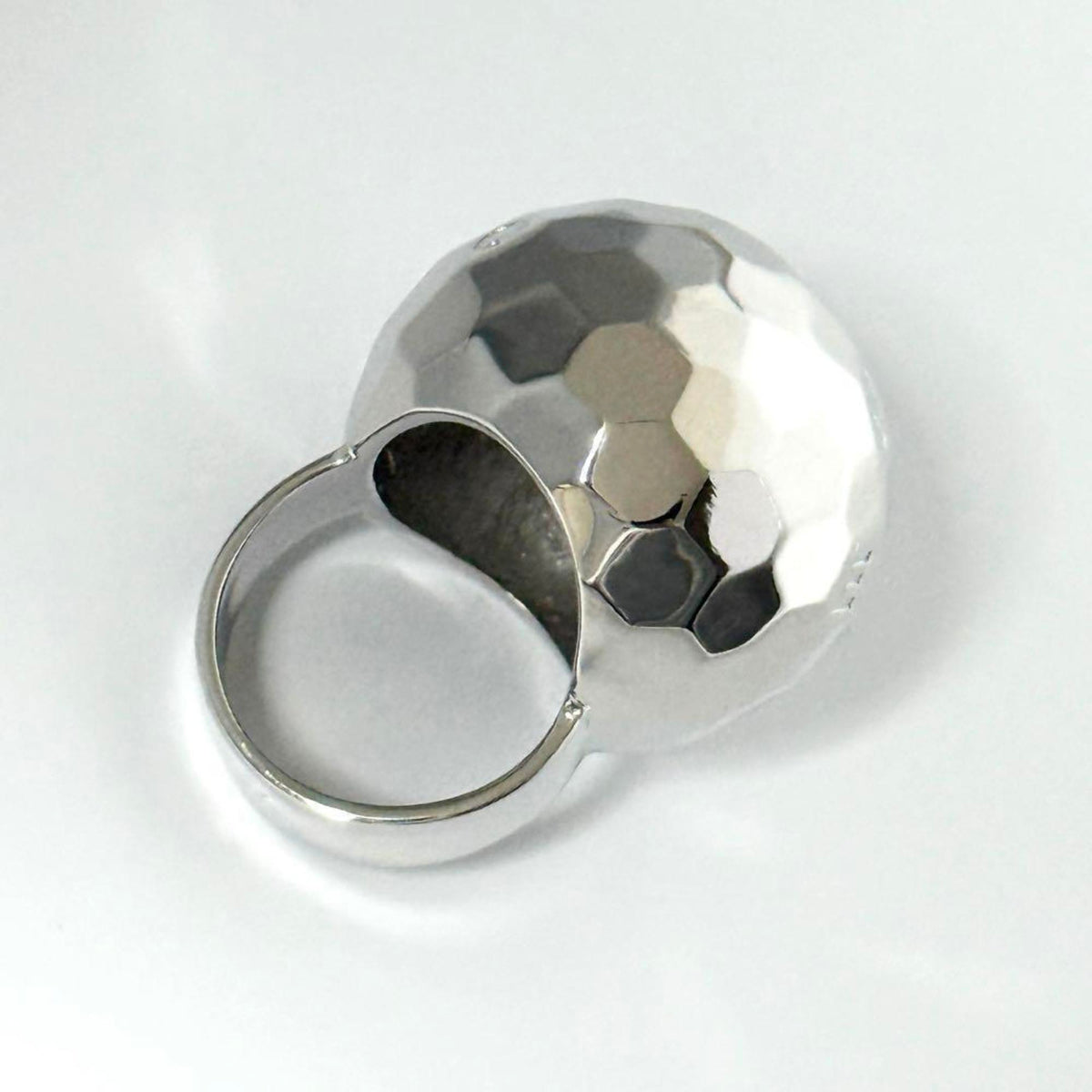 Chanel Silver Band Ring (Pre-Owned)