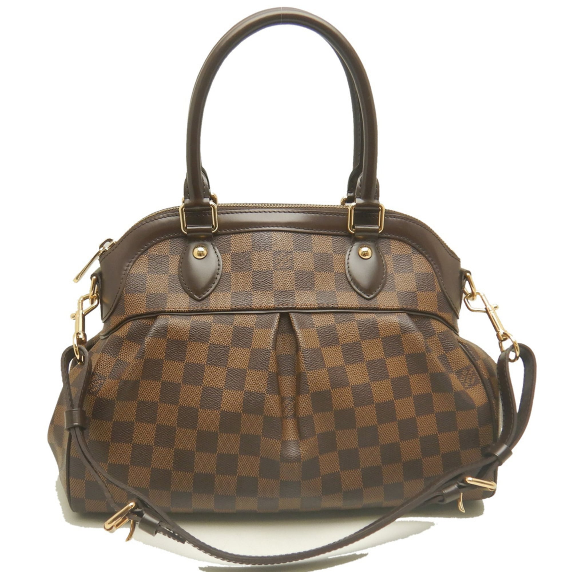Louis Vuitton Brown Ebene Damier Canvas Handbag (Pre-Owned)
