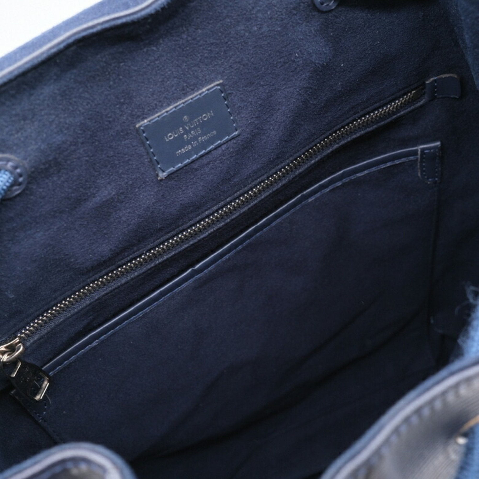 Louis Vuitton Navy Navy Blue Epi Leather Backpack (Pre-Owned)