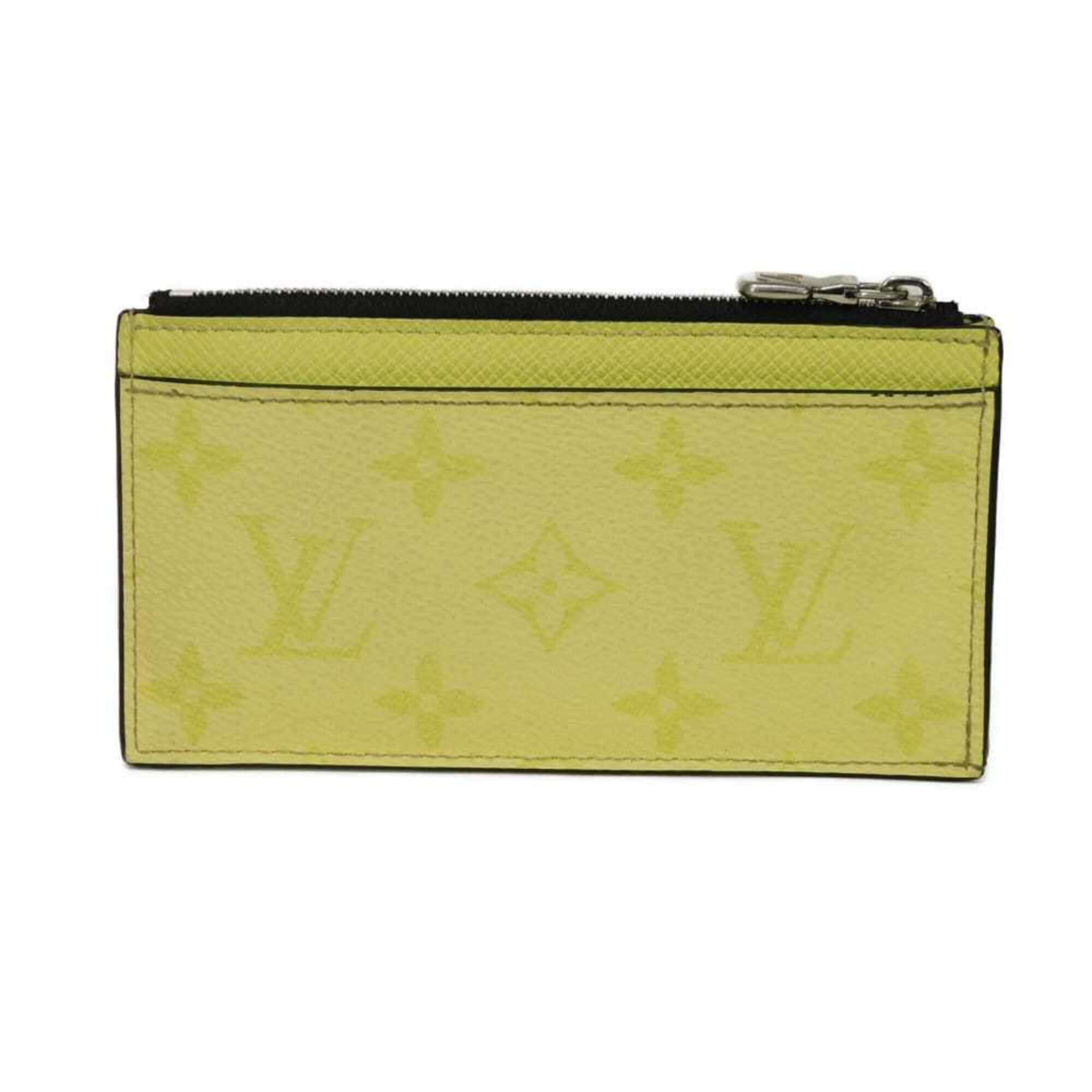 Louis Vuitton Yellow Taigarama Coin Purse/Coin Case (Pre-Owned)