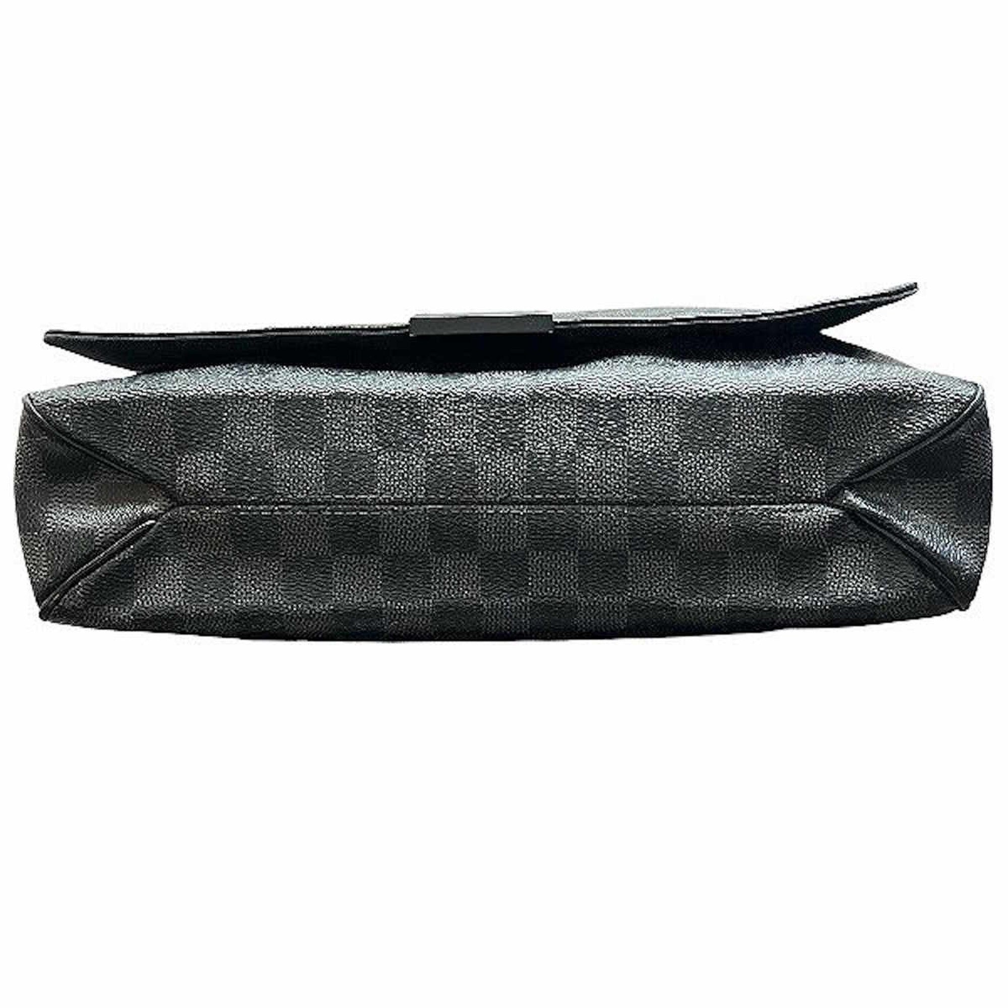 Louis Vuitton Black Pvc Leather Shoulder Bag (Pre-Owned)