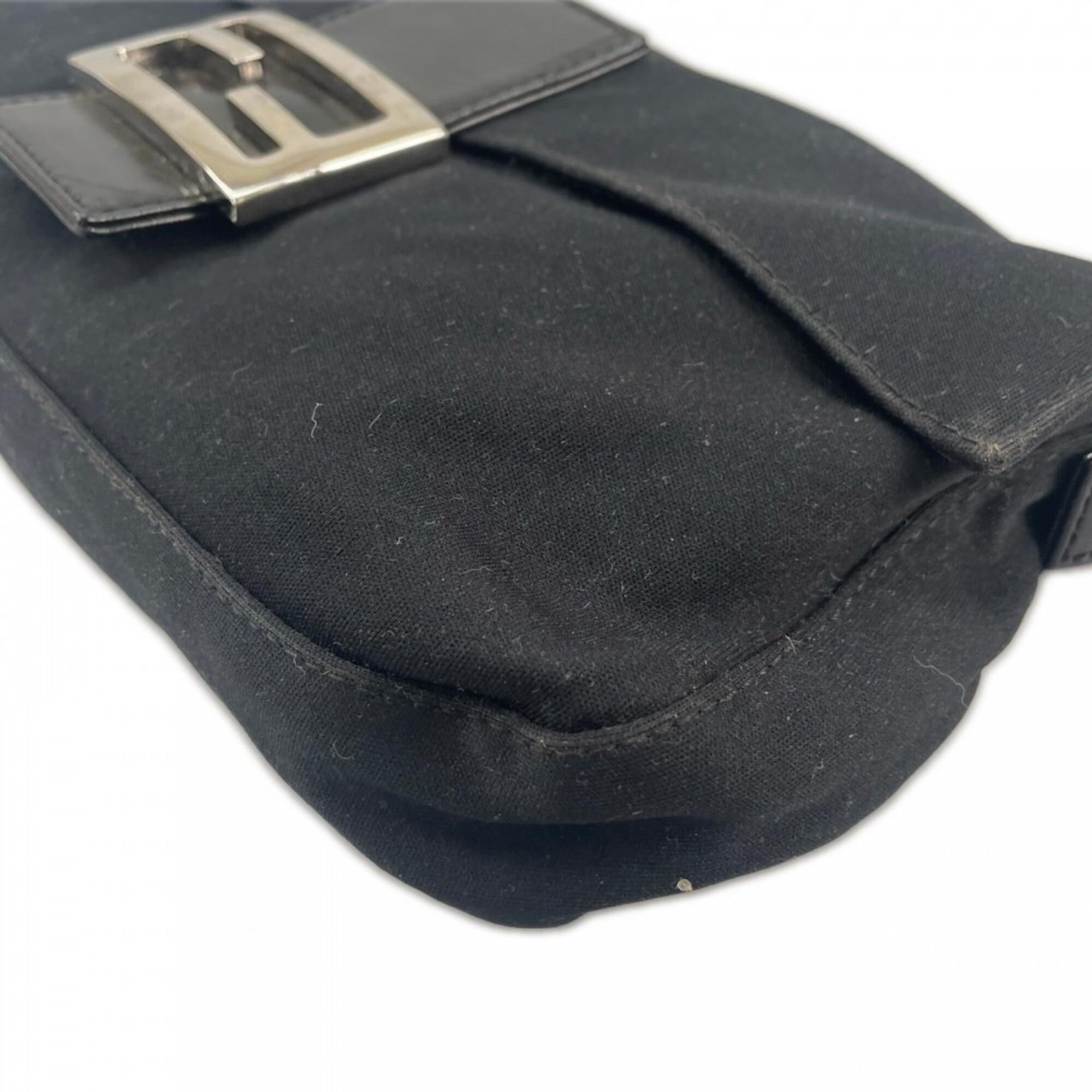 Fendi Black Satin Handbag (Pre-Owned)