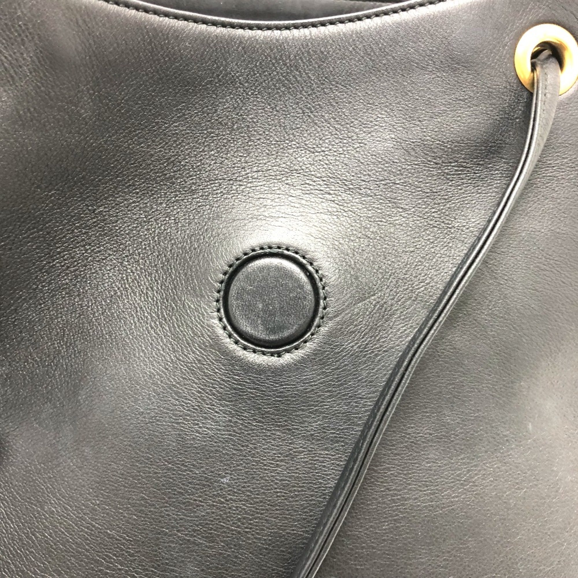 Gucci Black Leather Backpack (Pre-Owned)