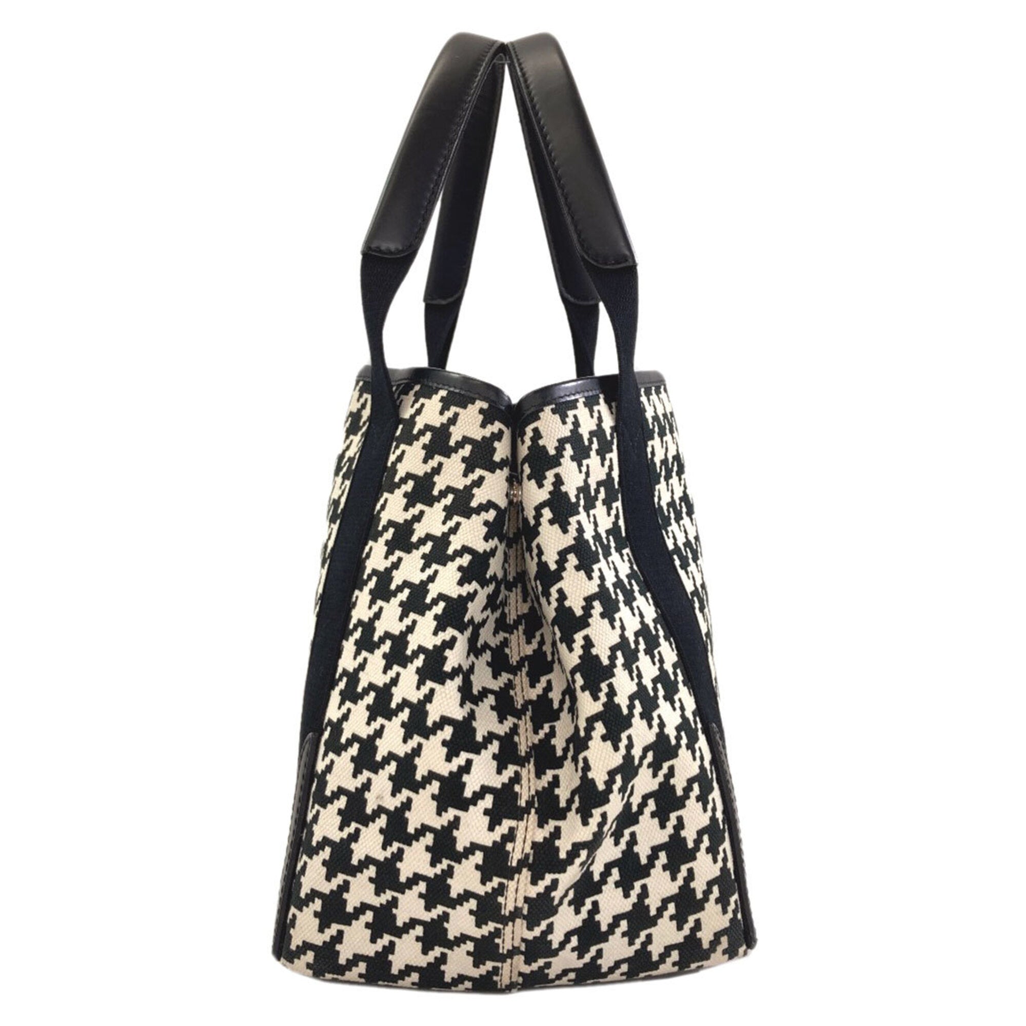 Balenciaga Black White Canvas Tote Bag (Pre-Owned)