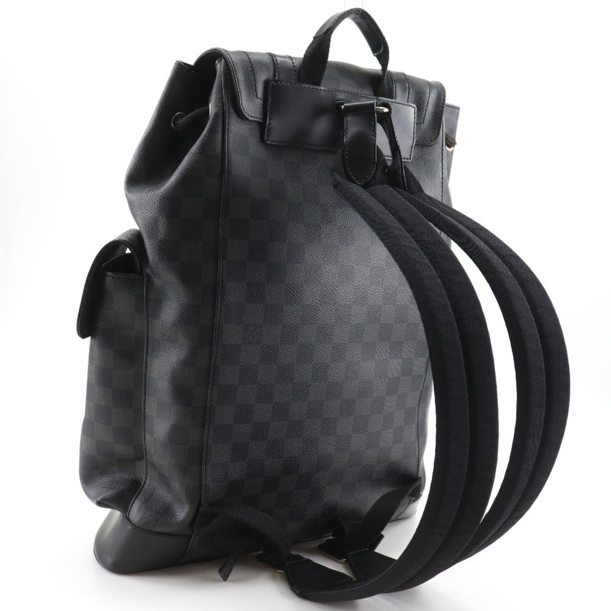 Louis Vuitton Black Damier Graphite Canvas Backpack (Pre-Owned)