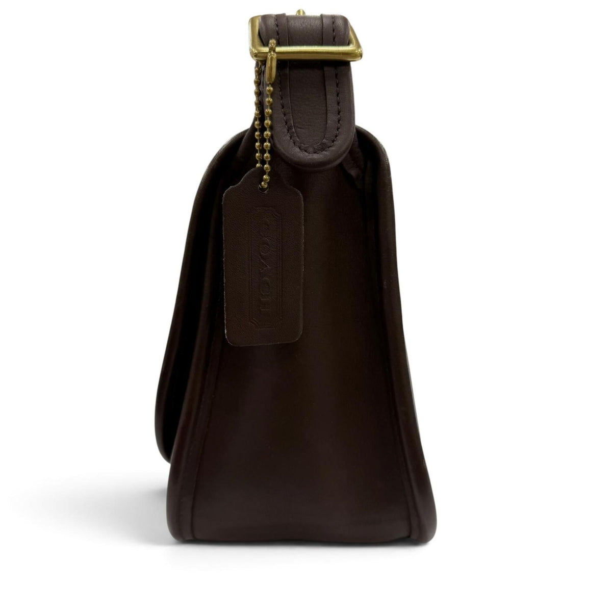 Coach Brown Leather Shoulder Bag (Pre-Owned)