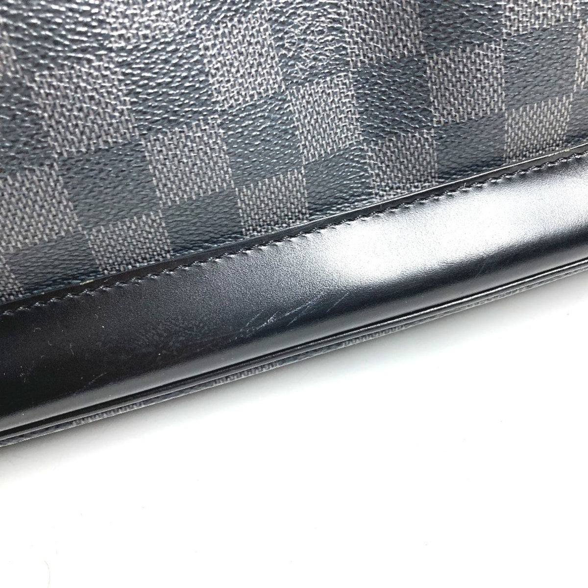 Louis Vuitton Black Damier Graphite Boston Bag Handbag (Pre-Owned)