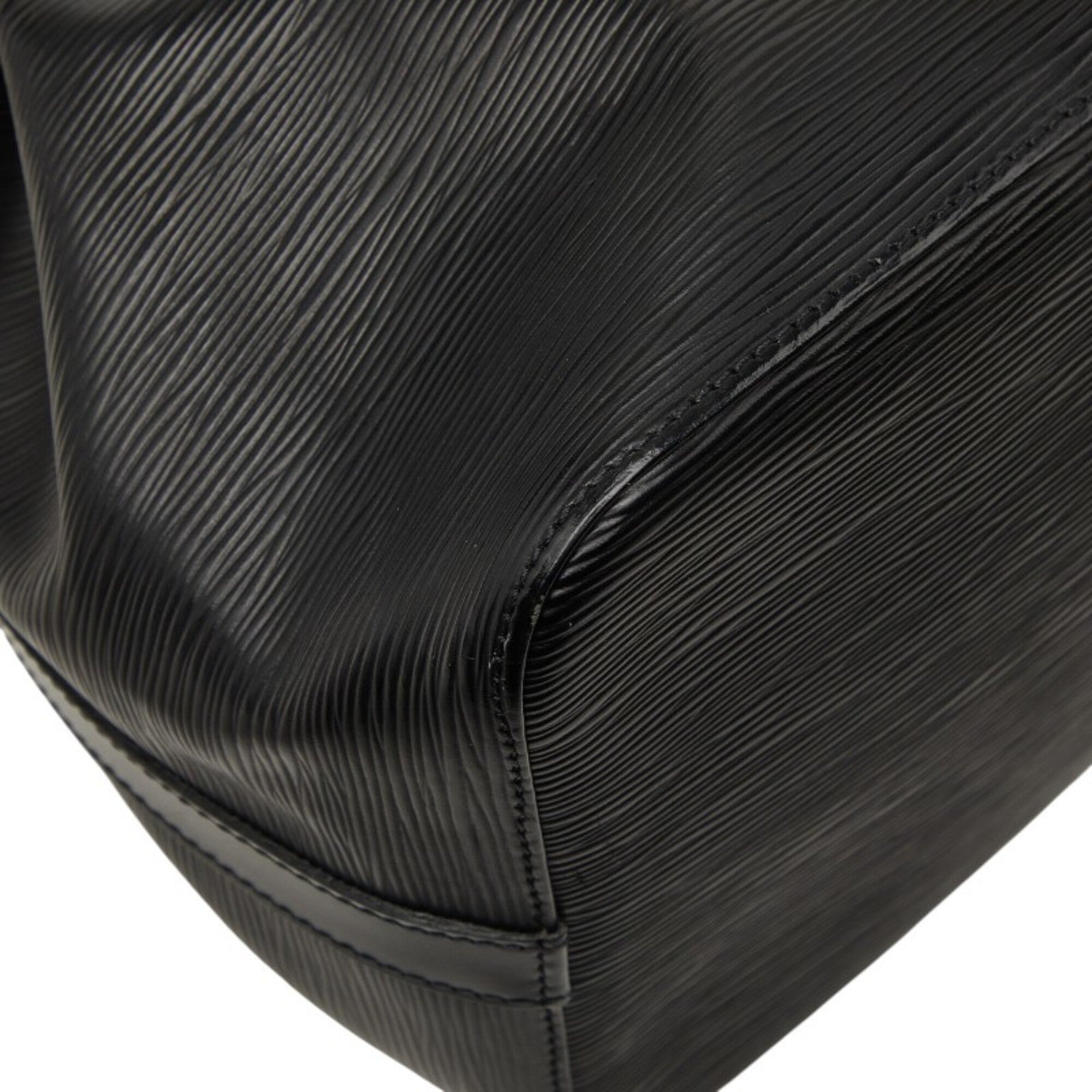 Louis Vuitton Black Noir Leather Shoulder Bag (Pre-Owned)