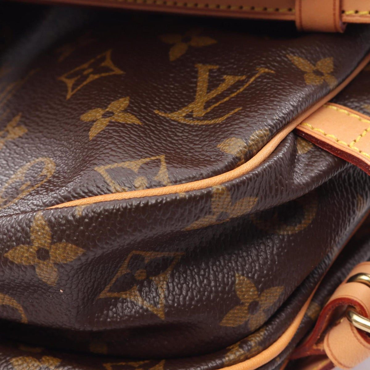 Louis Vuitton Brown Monogram Monogram Leather Handbag Shoulder Bag (Pre-Owned)