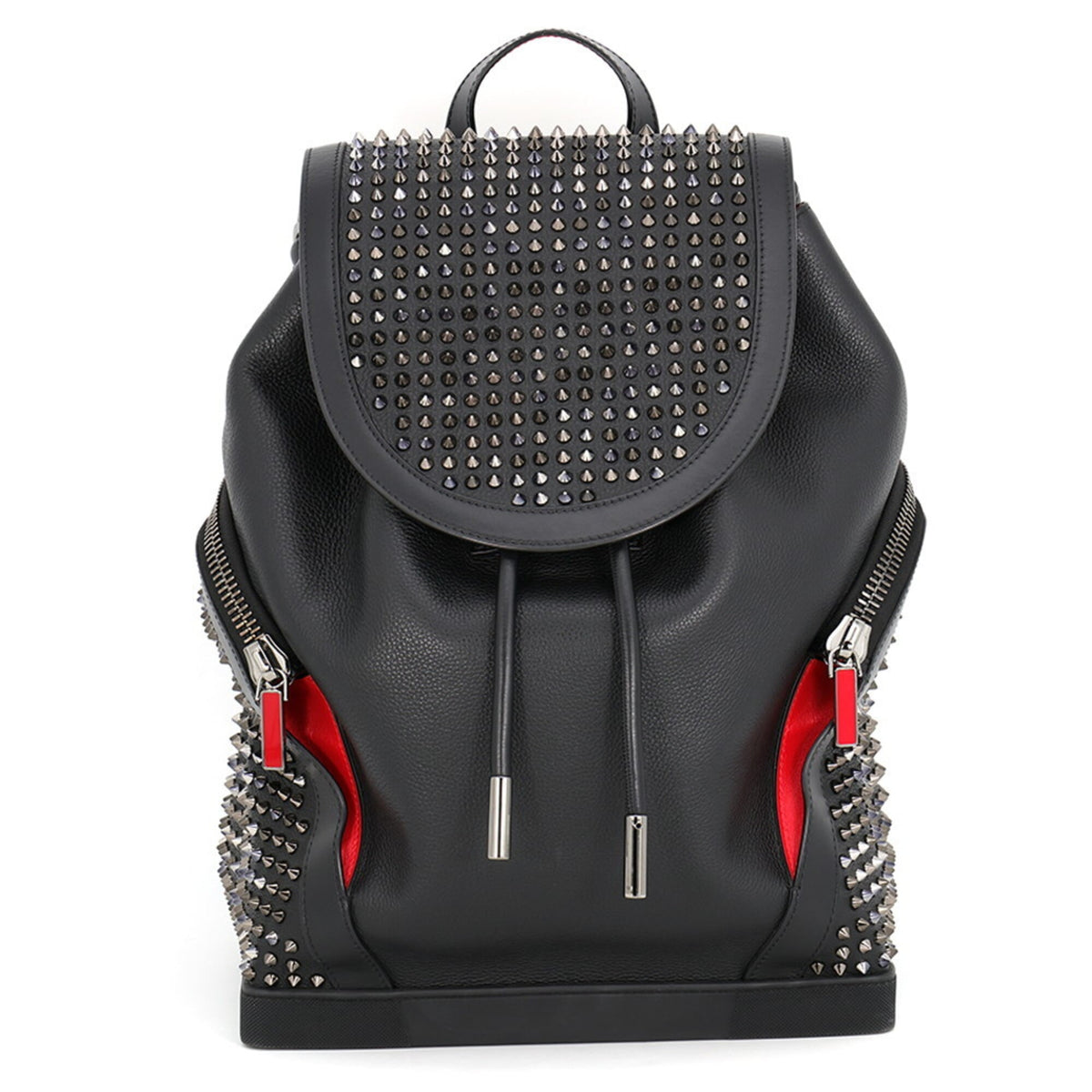 Christian Louboutin Black Leather Backpack (Pre-Owned)