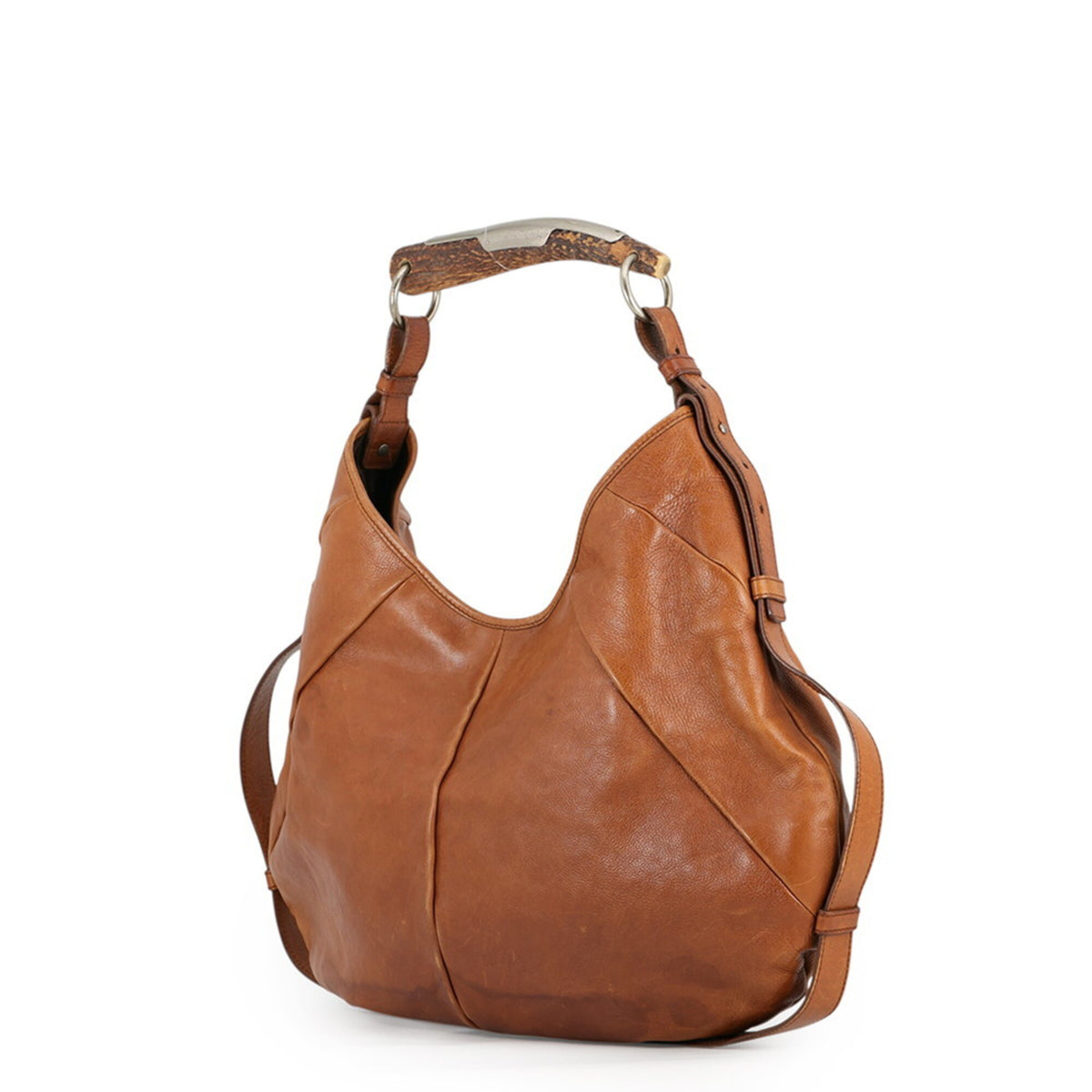 Yves Saint Laurent Brown Leather Shoulder Bag (Pre-Owned)