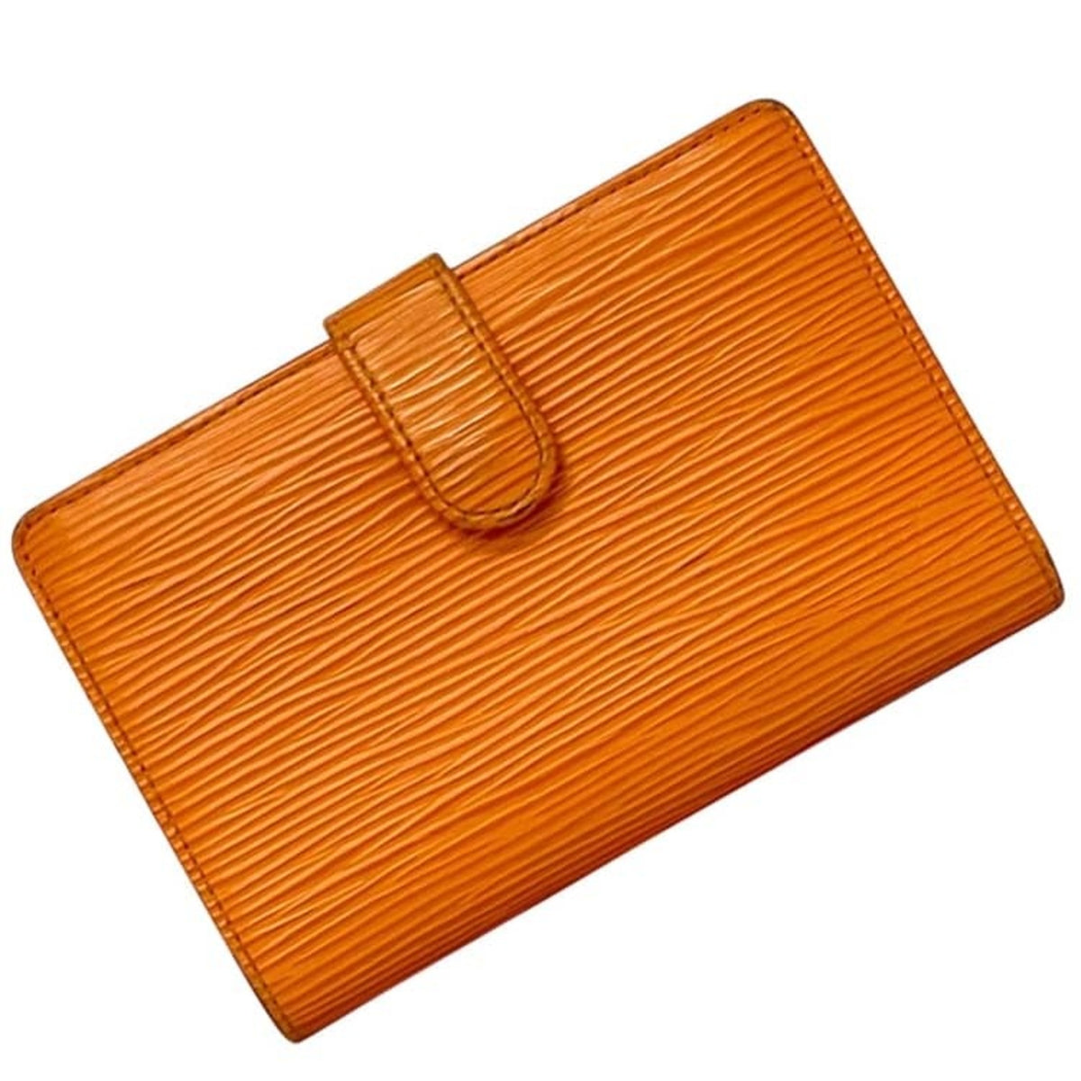 Louis Vuitton Epi Mandarin Orange Epi Leather Wallet (Bi-Fold) (Pre-Owned)