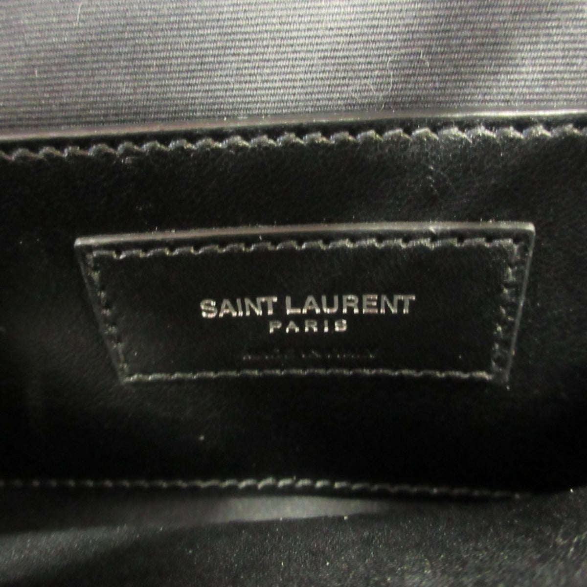 Yves Saint Laurent Black Leather Shoulder Bag (Pre-Owned)