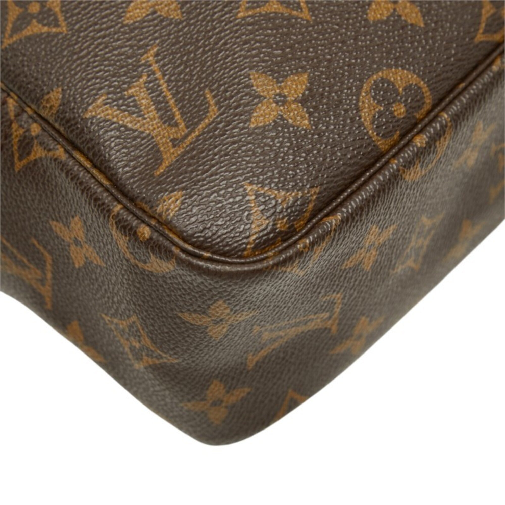 Louis Vuitton Brown Monogram Monogram Clutch Bag Pouch (Pre-Owned)