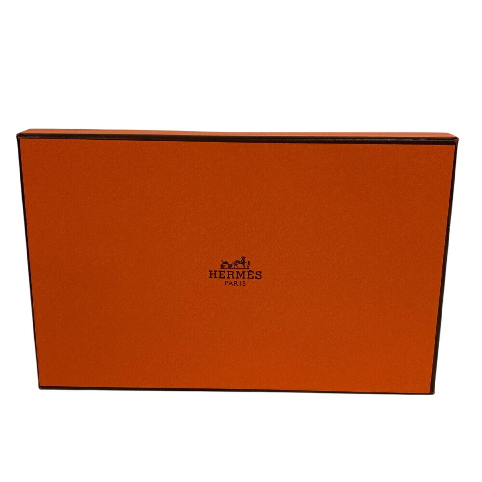 Hermes Black Leather Long Wallet (Bi-Fold) (Pre-Owned)