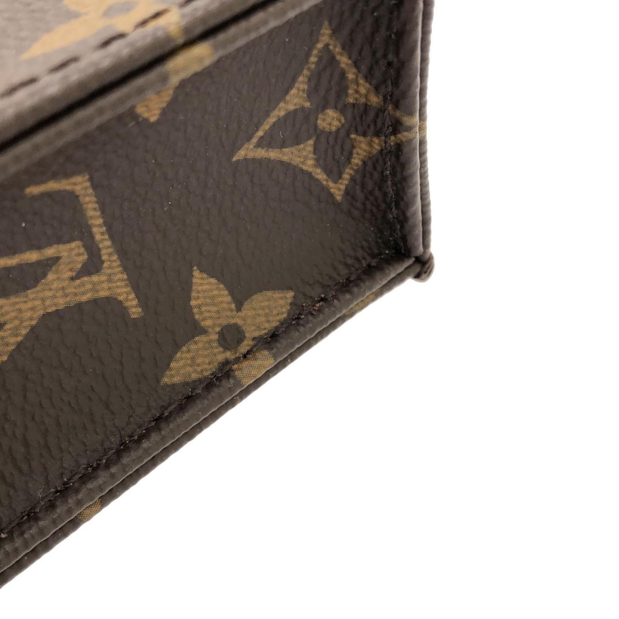 Louis Vuitton Marron Coated Canvas Handbag (Pre-Owned)