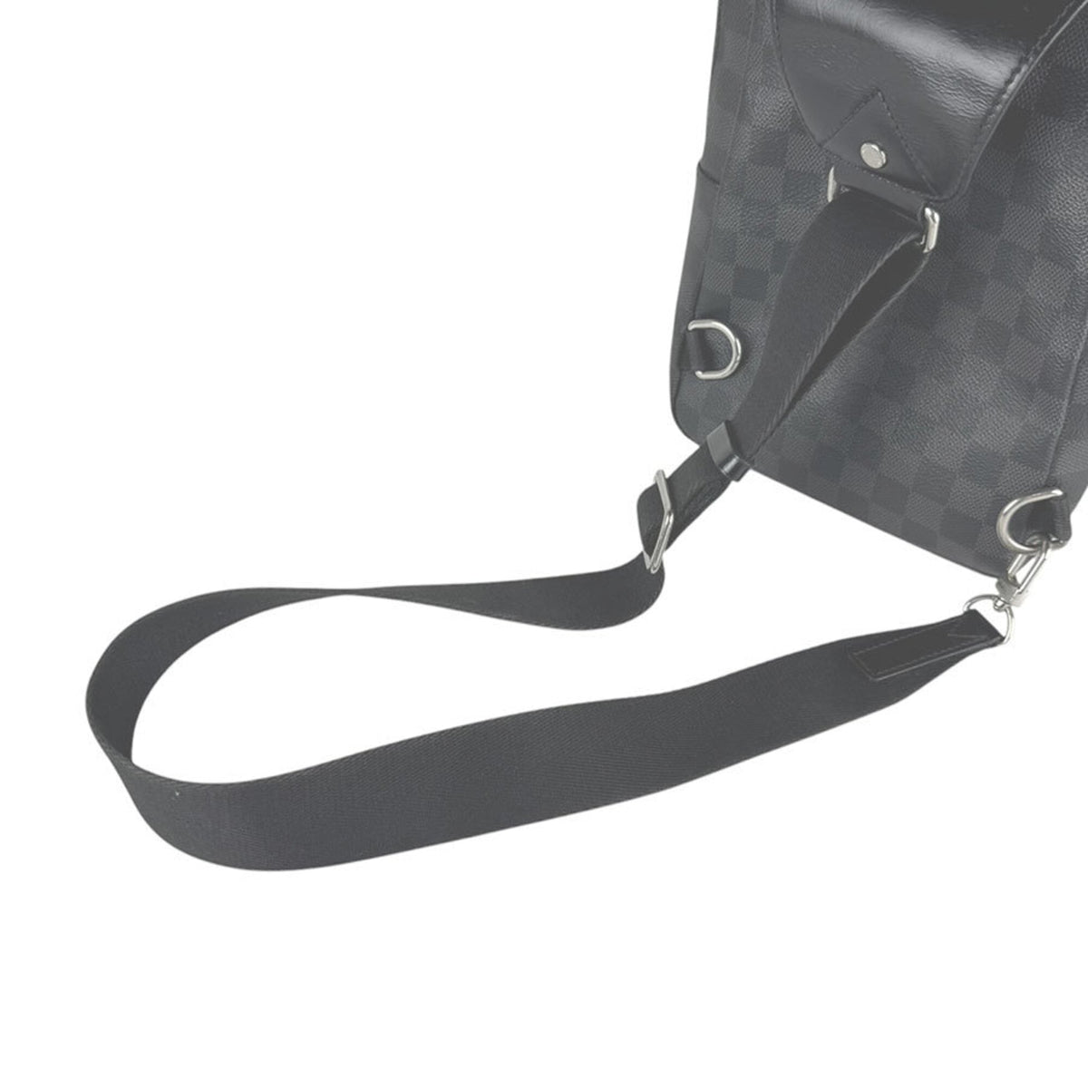Louis Vuitton Black Damier Graphite Canvas Sling Bag (Pre-Owned)