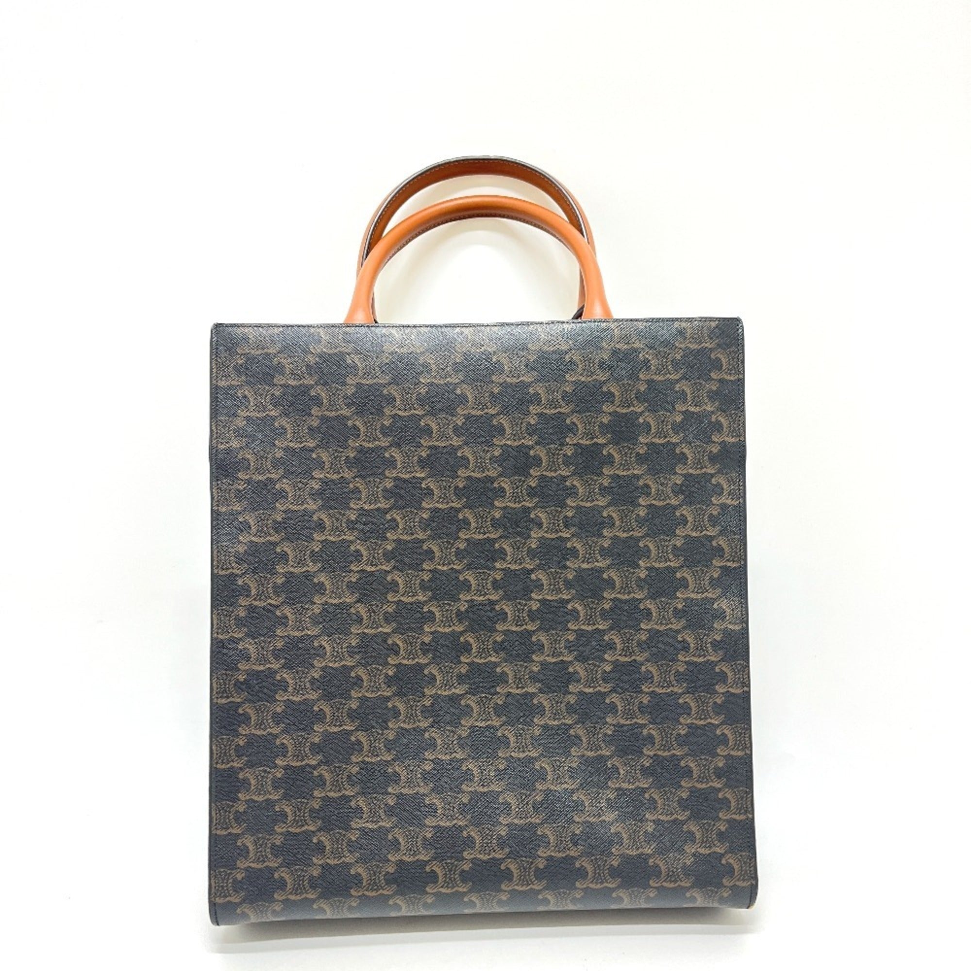 Celine Cabas Brown Pvc Leather Tote Bag (Pre-Owned)