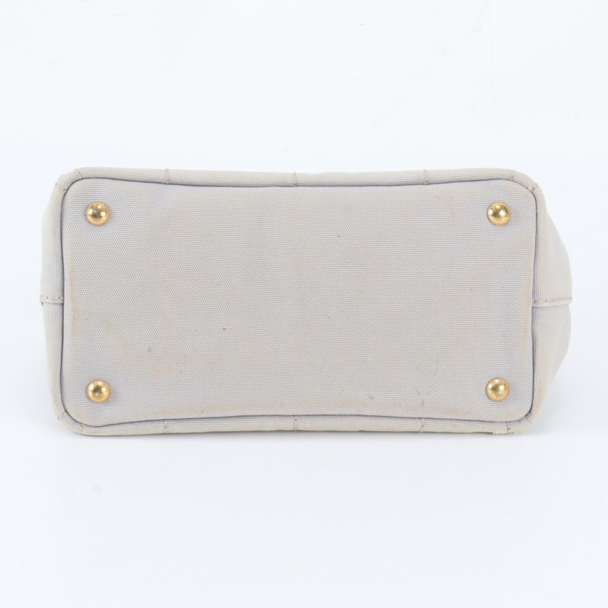 Prada Gray Canapa Handbag Tote Bag (Pre-Owned)