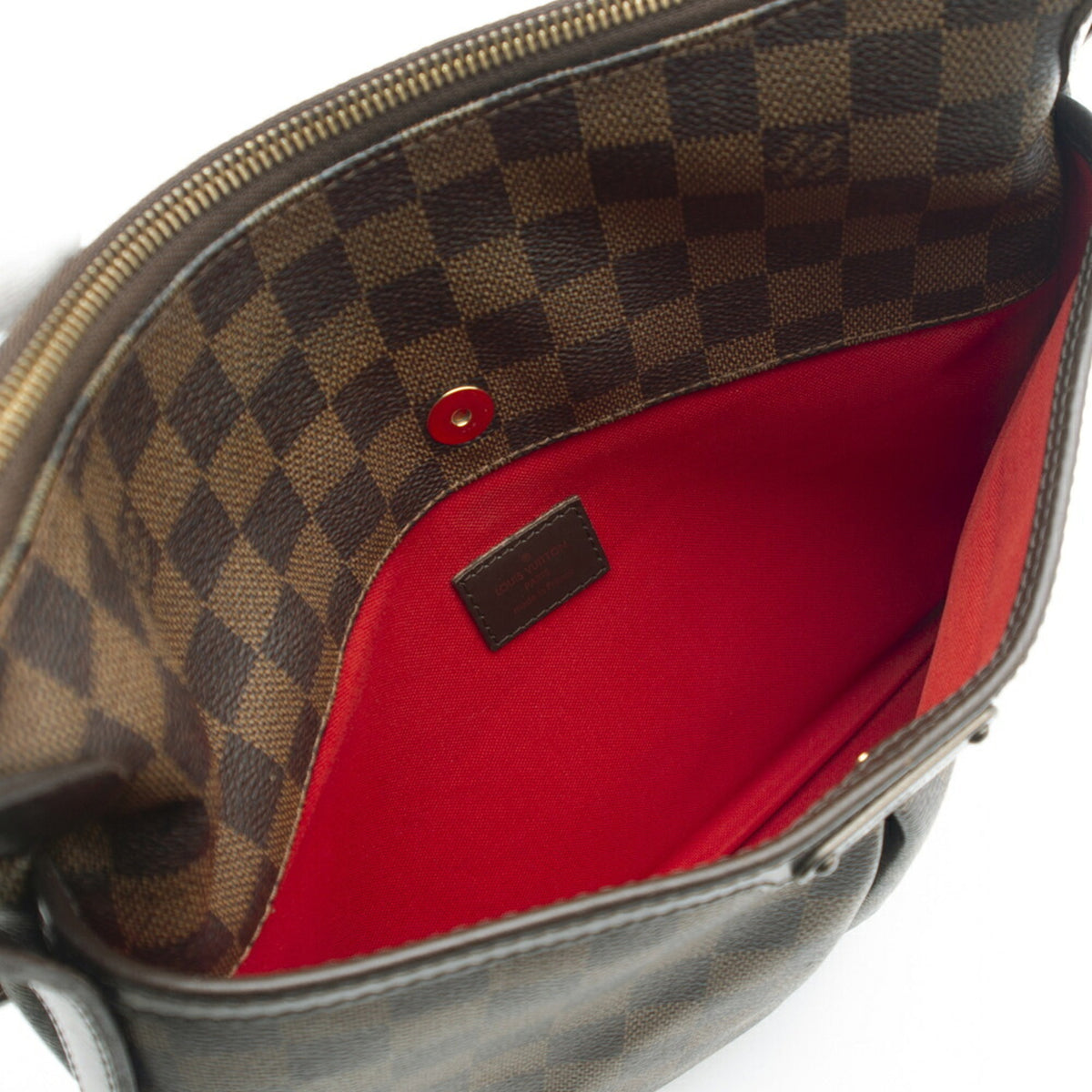 Louis Vuitton Damier Canvas Ebene Damier Canvas Shoulder Bag (Pre-Owned)