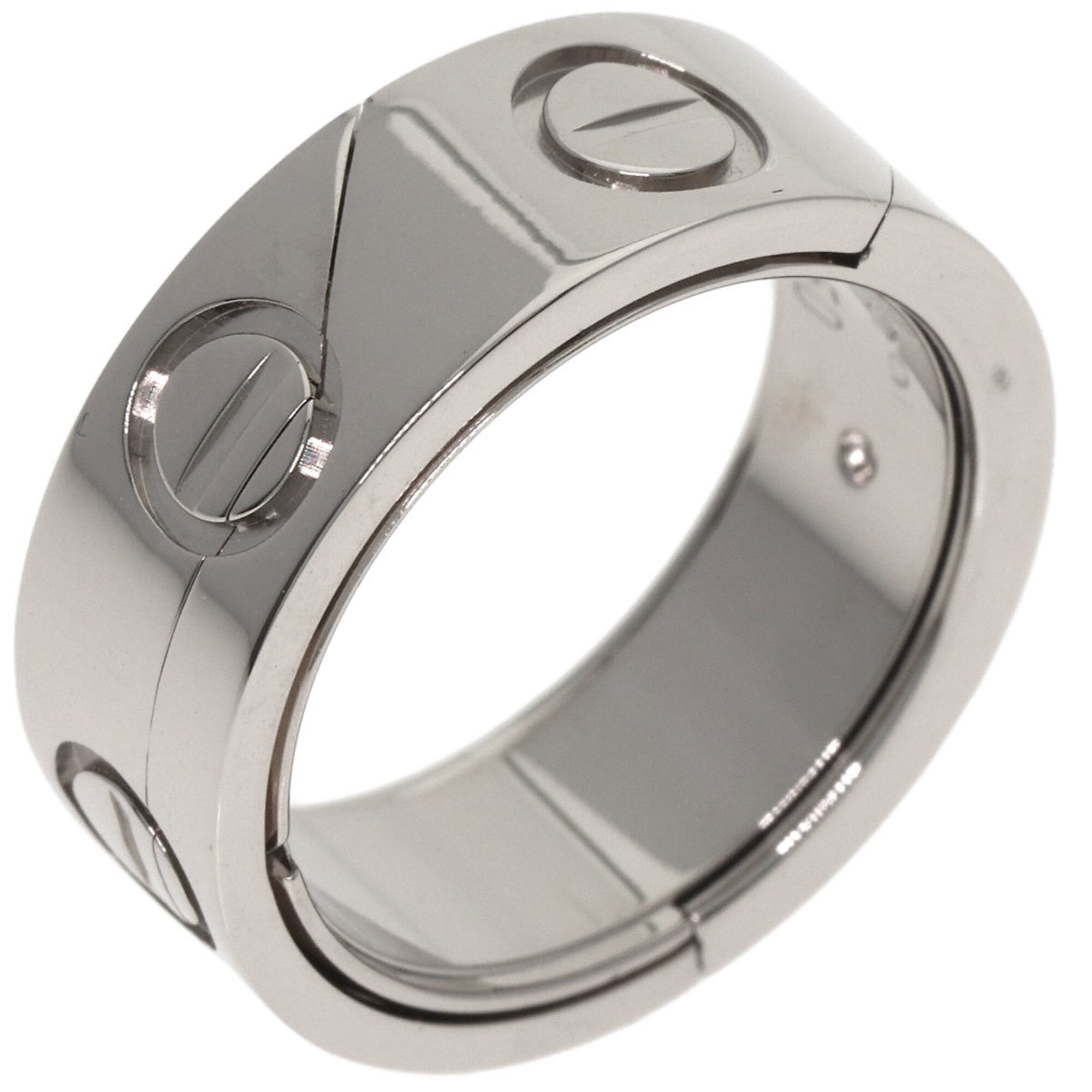 Cartier White Gold White Gold (18K) Band Ring (Pre-Owned)