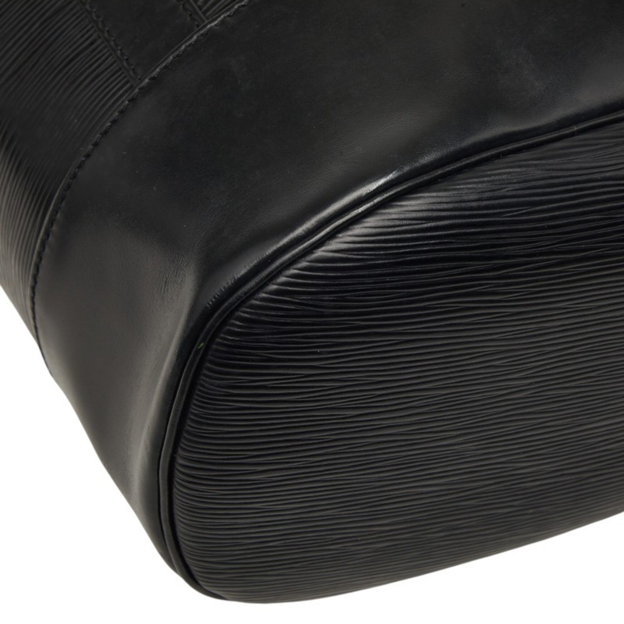 Louis Vuitton Black Noir Leather Shoulder Bag Sling Bag (Pre-Owned)