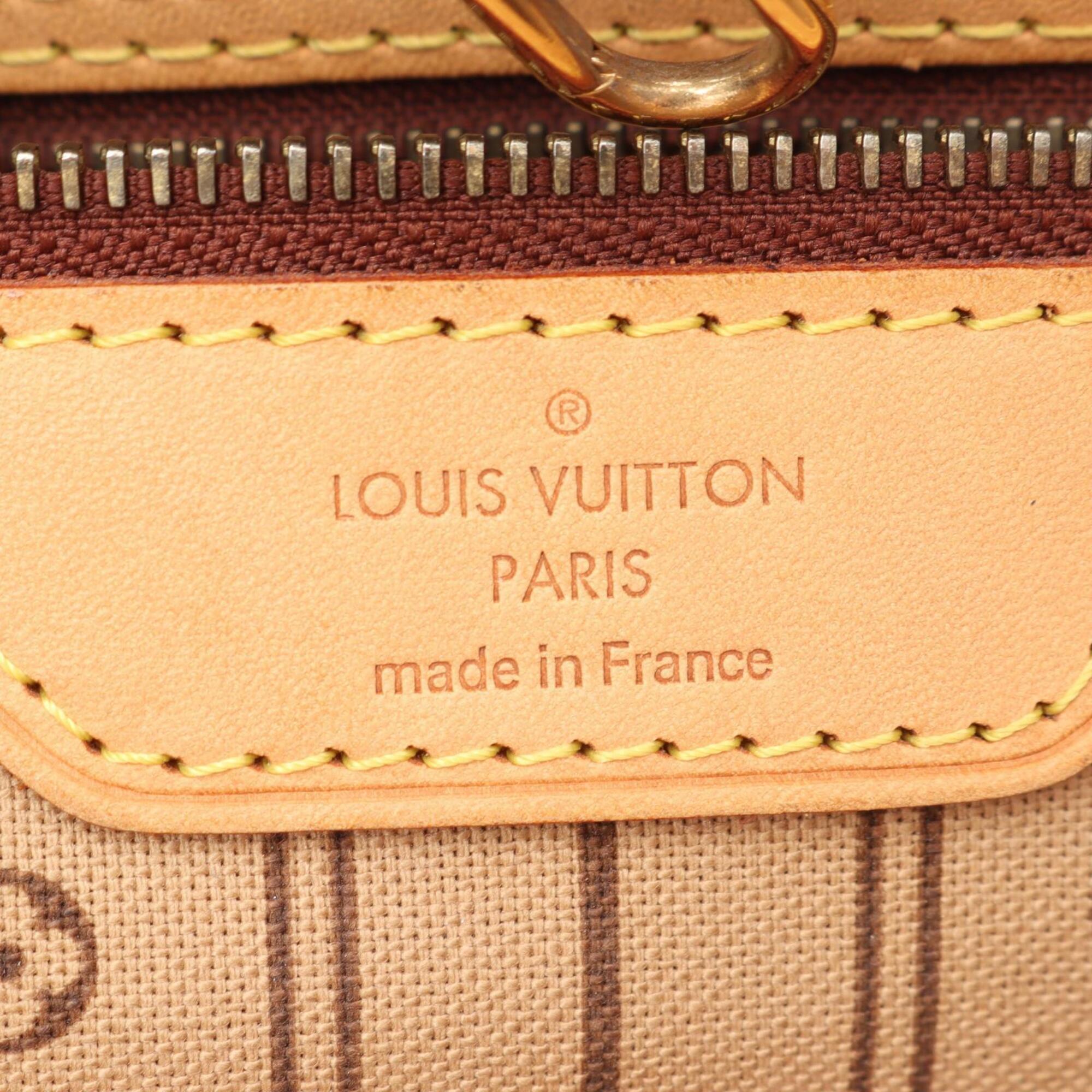 Louis Vuitton Brown Pvc Leather Handbag Tote Bag (Pre-Owned)