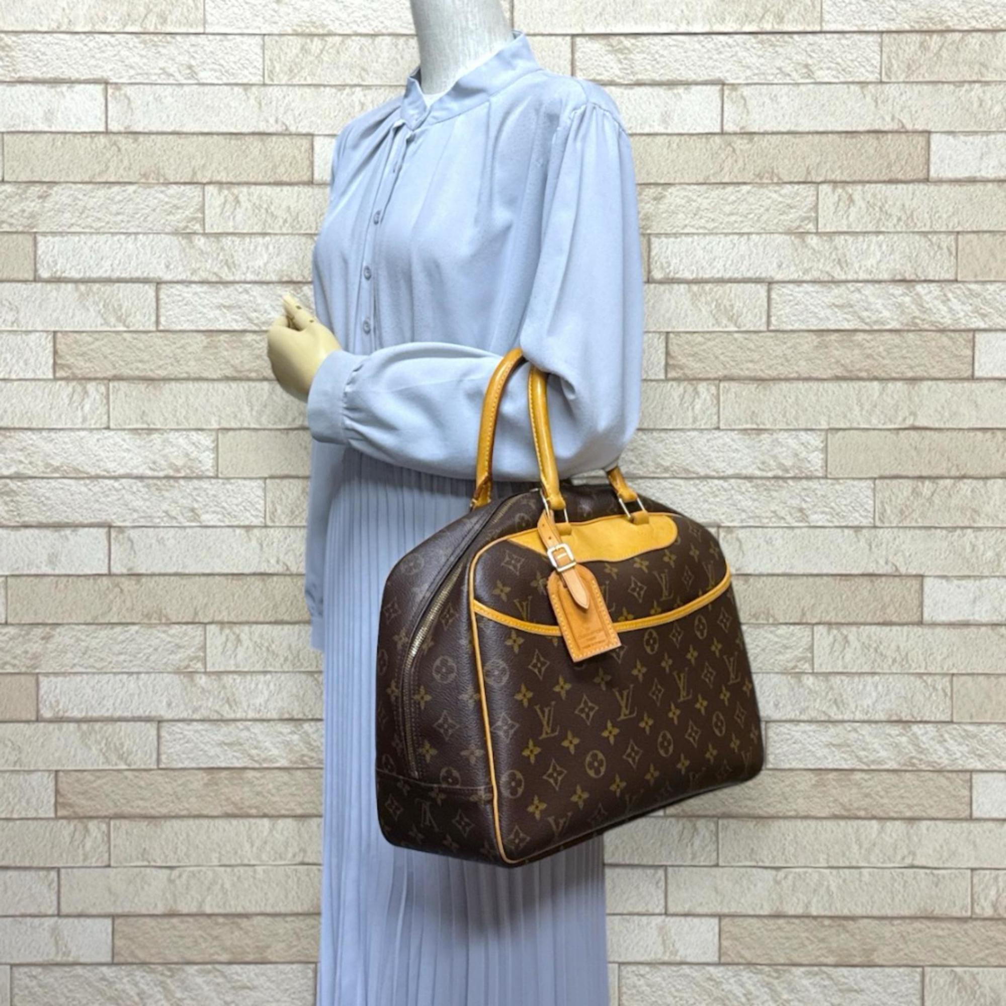 Louis Vuitton Brown Monogram Canvas Handbag (Pre-Owned)