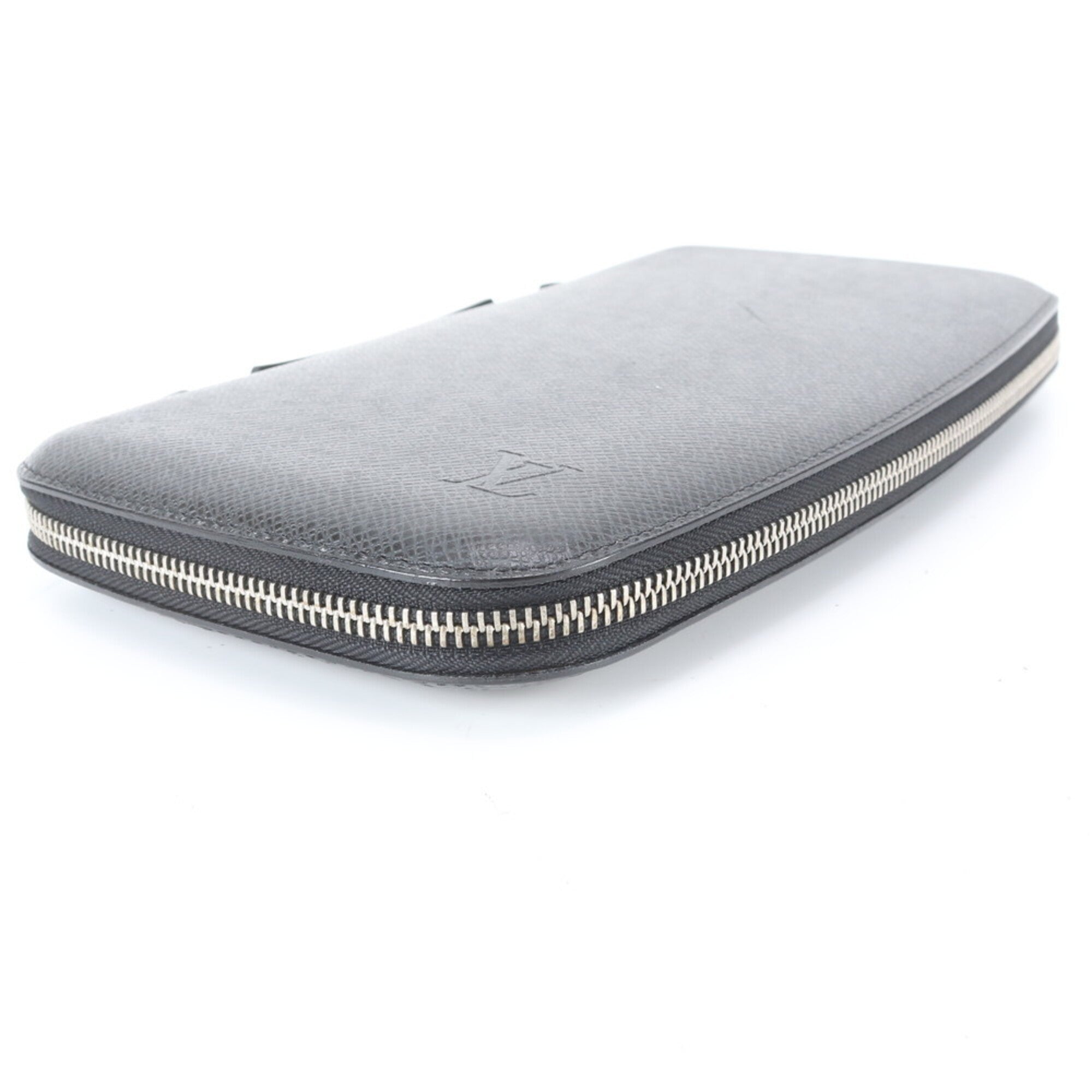 Louis Vuitton Ardoise Leather Long Wallet (Bi-Fold) (Pre-Owned)