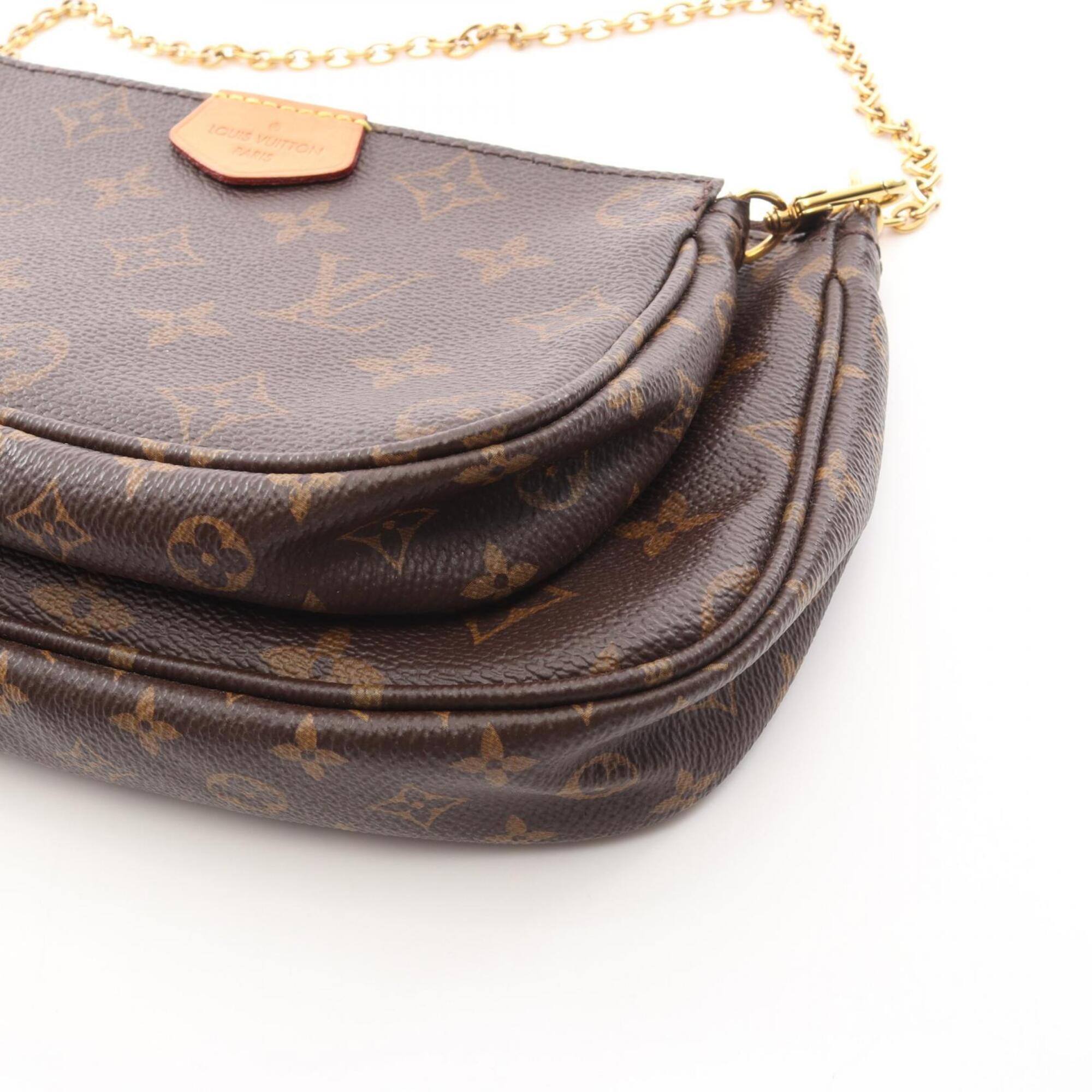 Louis Vuitton Brown Khaki Pvc Leather Handbag Shoulder Bag (Pre-Owned)